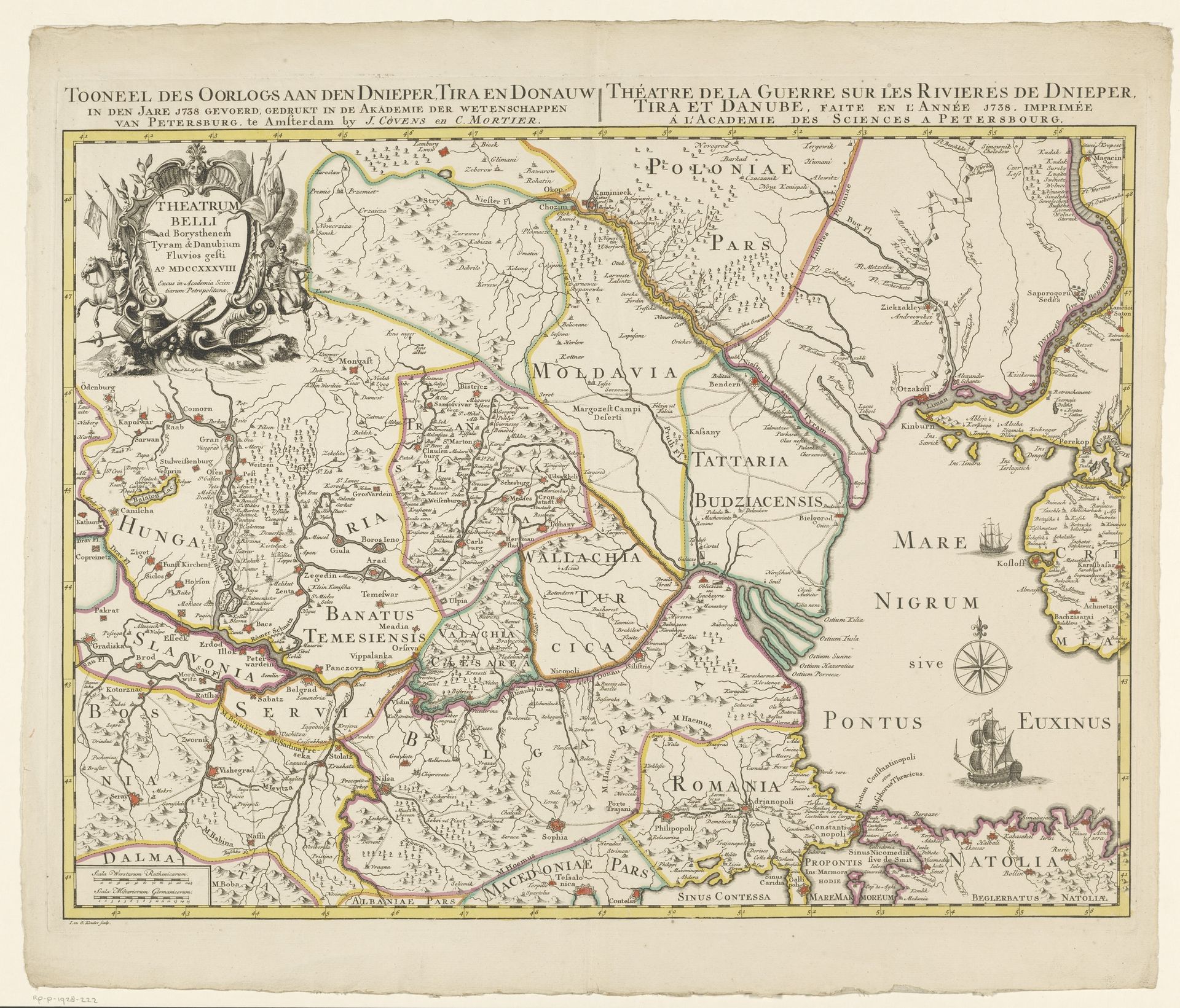 Kaart van Zuidoost-Europa by Jan Punt