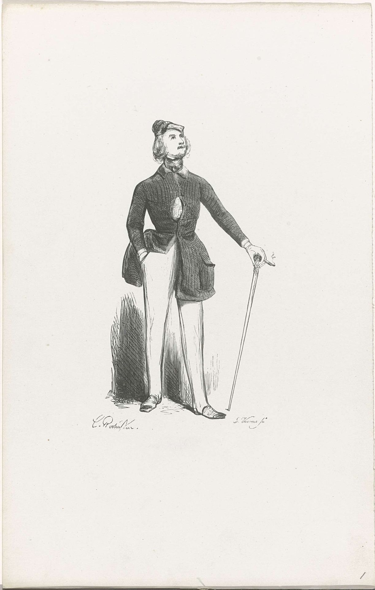 De student, 1840-1841 by Elchanon Verveer
