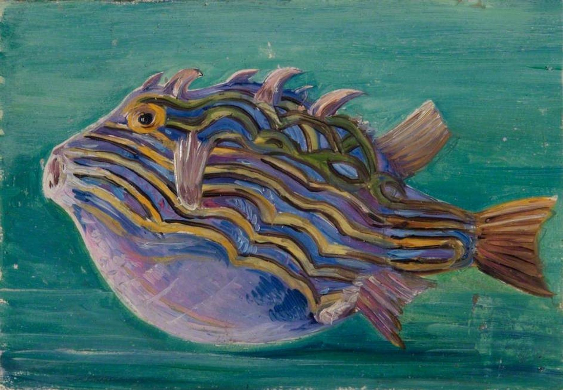 Exotic Fish by Marianne North