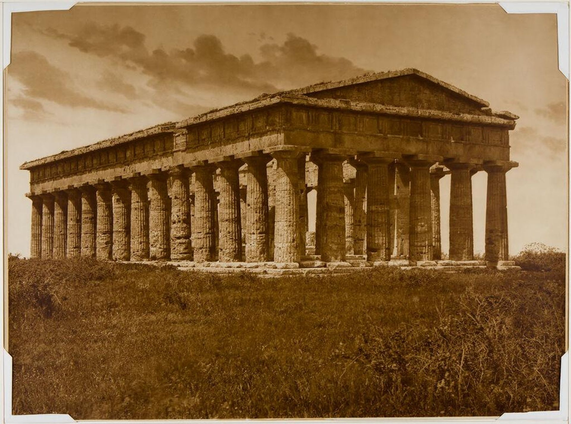Temple of Neptune at Paestum by Giacomo Brogi