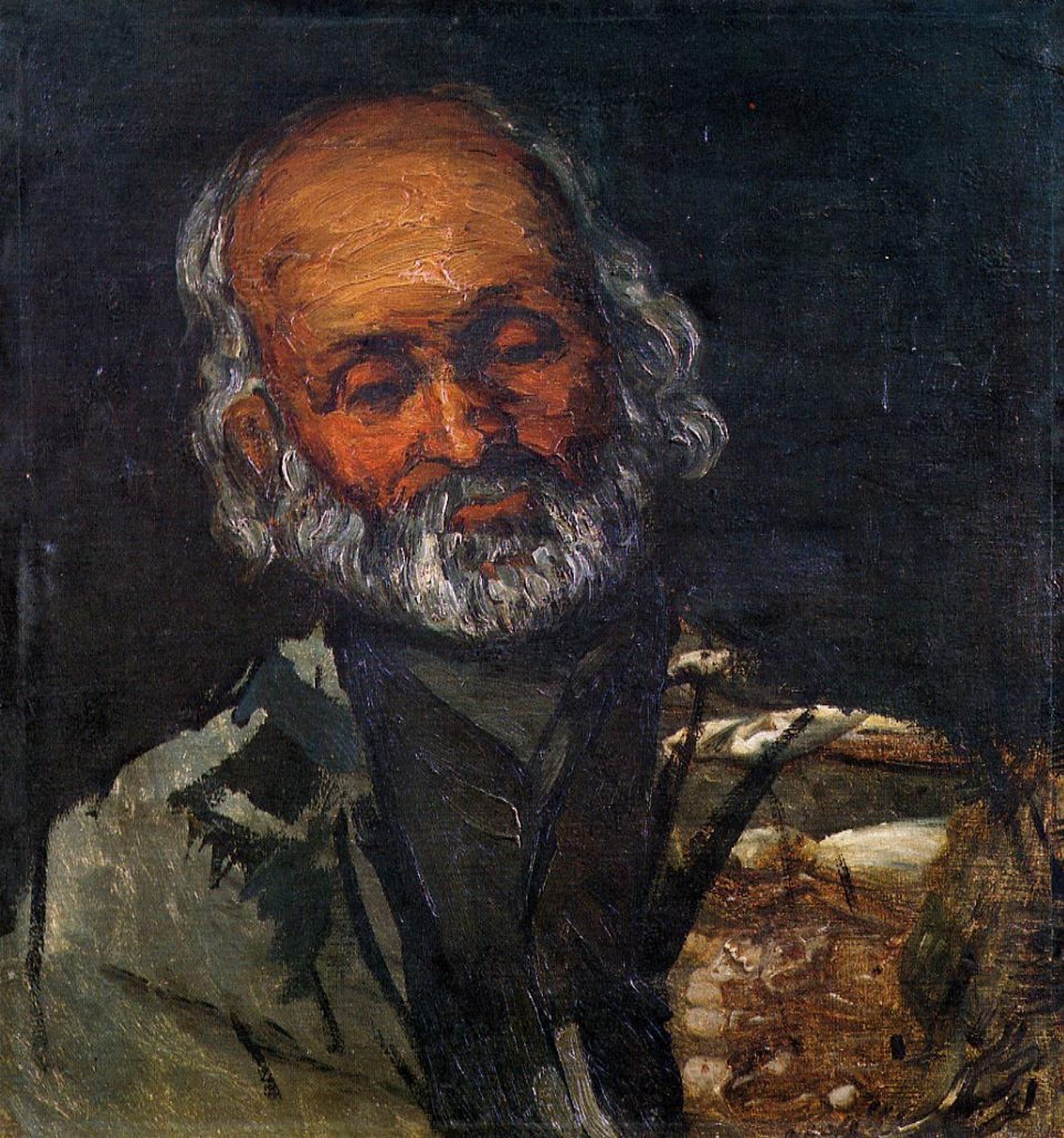 Head of an Old Man by Paul Cézanne