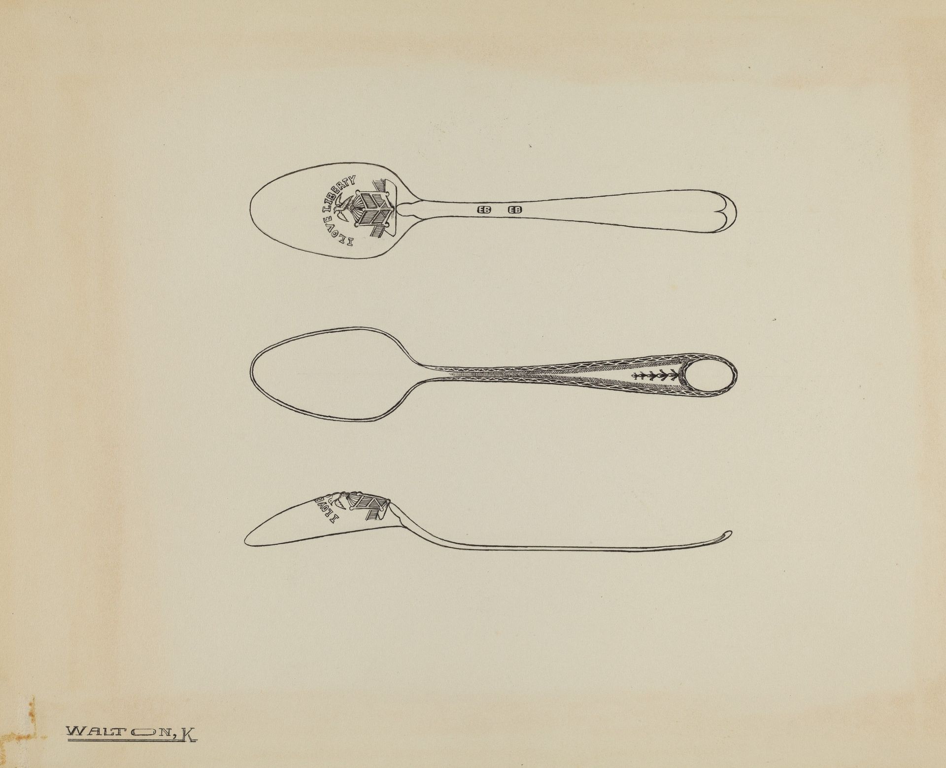 Silver Teaspoon by Kalamian Walton