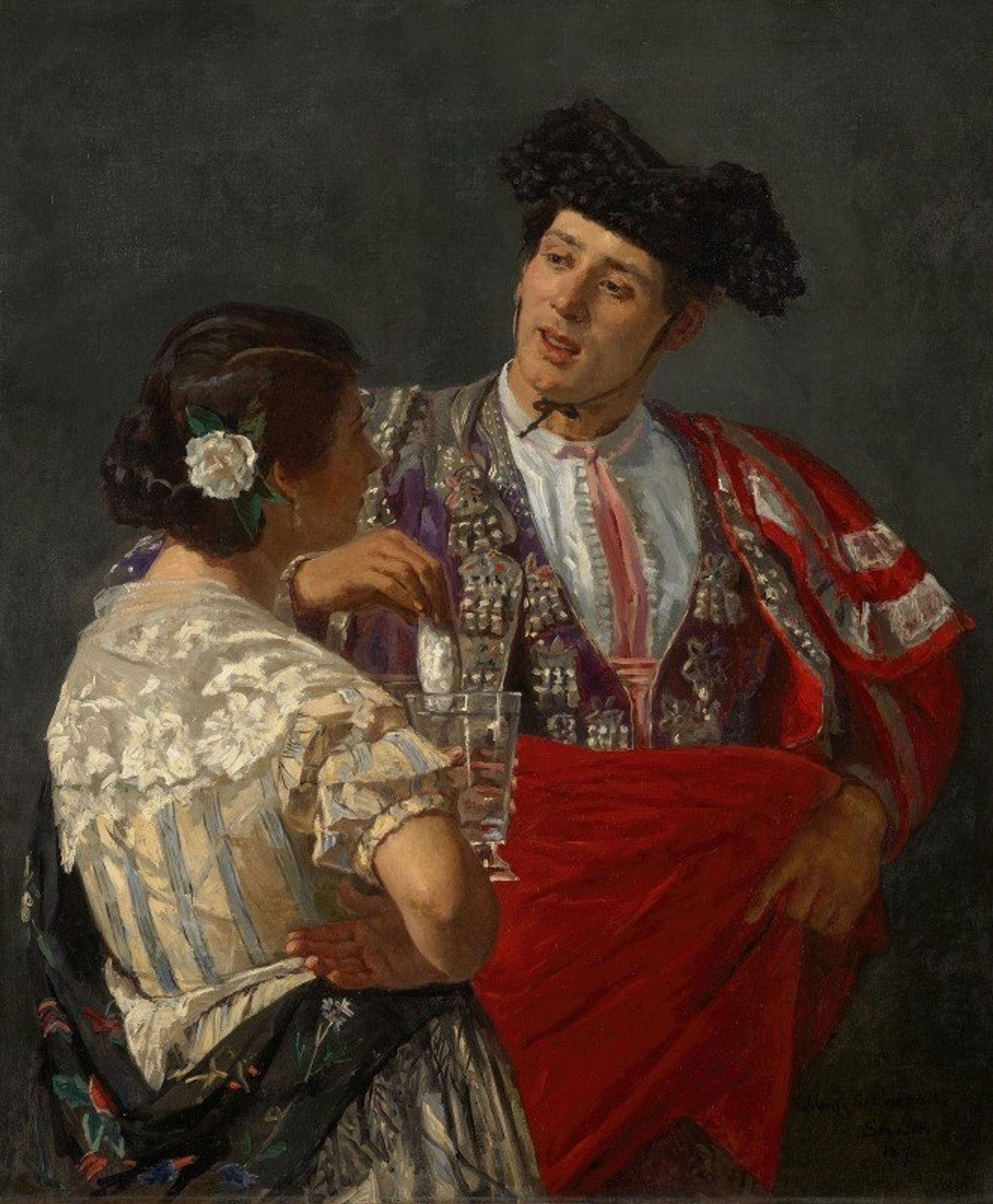 Offering the Panal to the Bullfighter by Mary Cassatt