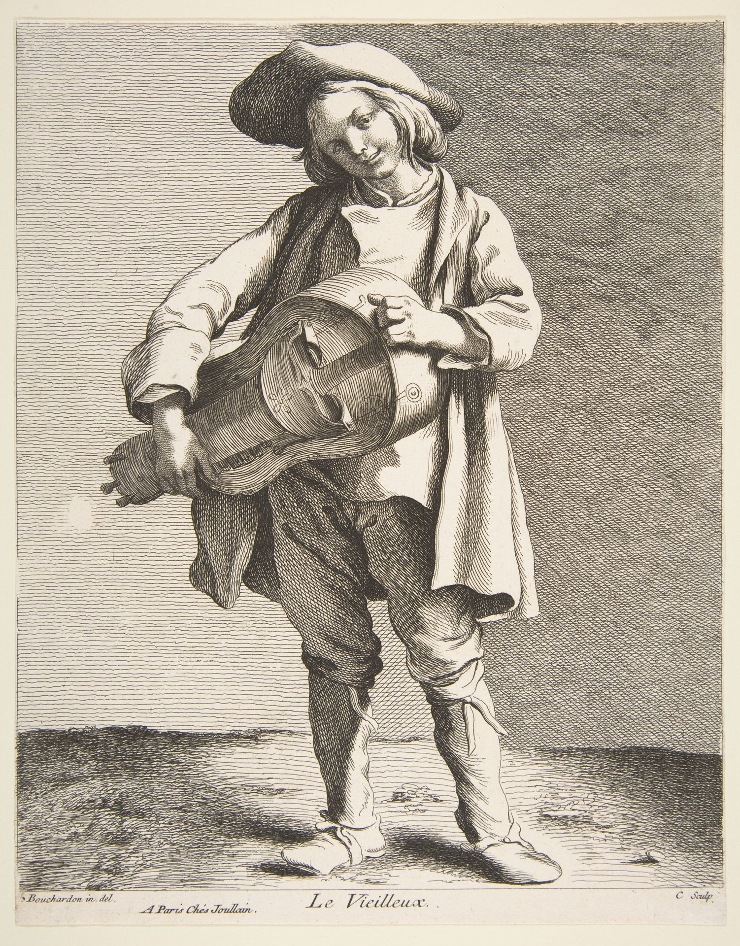 The Hurdy-Gurdy Player by Anne Claude Philippe Caylus