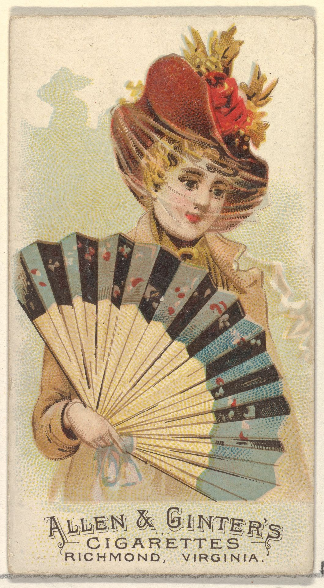 Plate 33, from the Fans of the Period series (N7) for Allen & Ginter Cigarettes Brands by Allen & Ginter