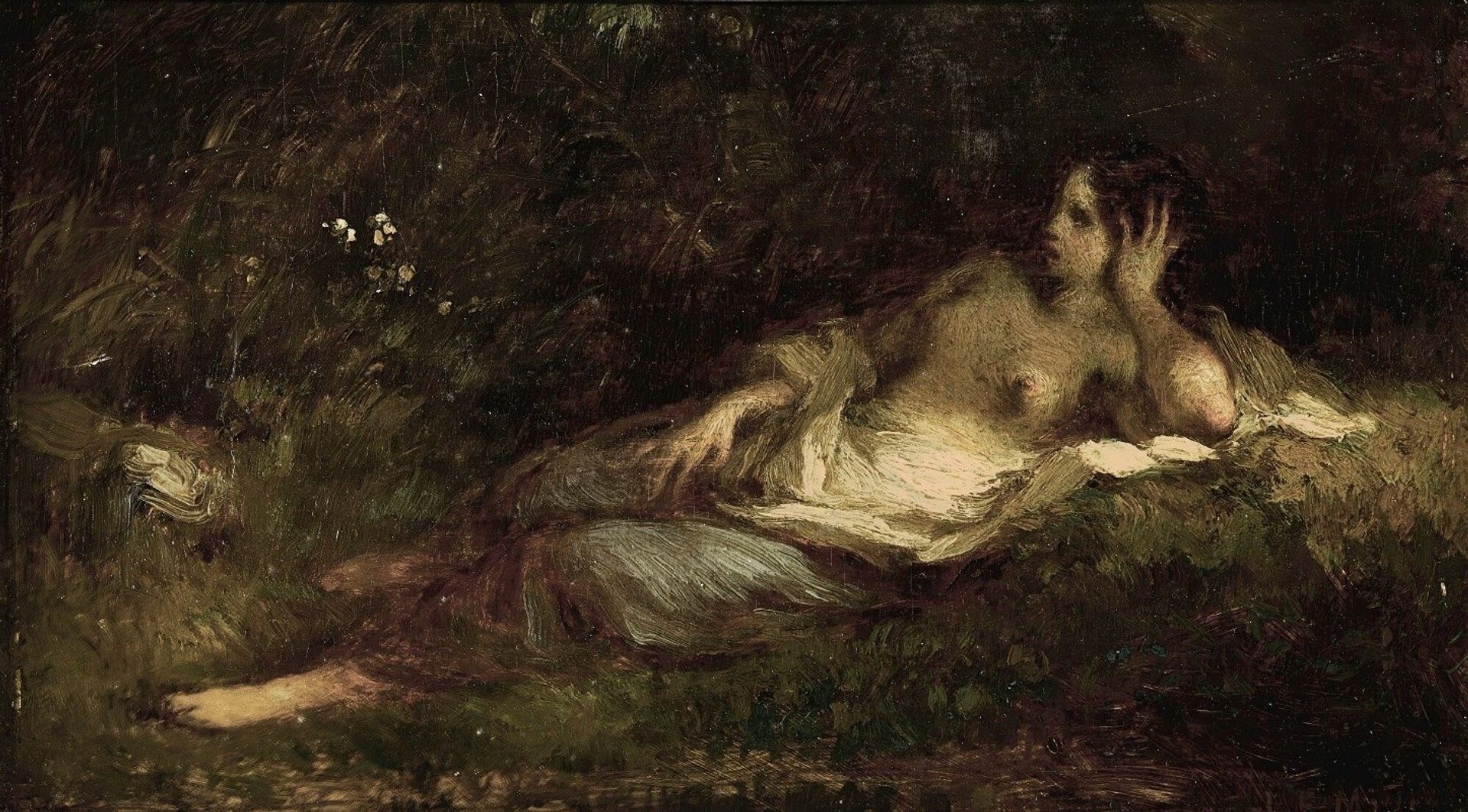 Au repos by Jean-François Millet