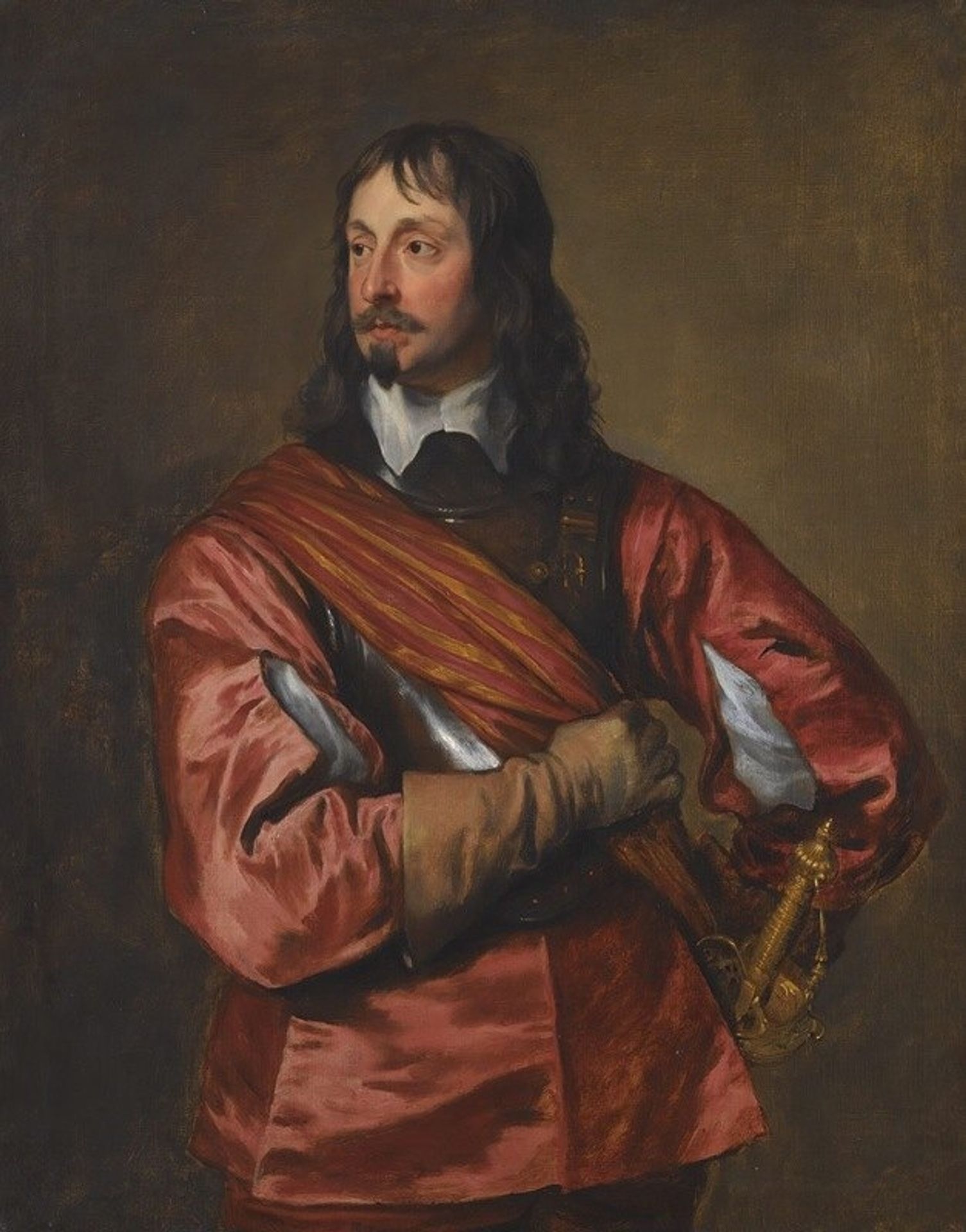 Portrait Of Sir John Mennes by Anthony van Dyck