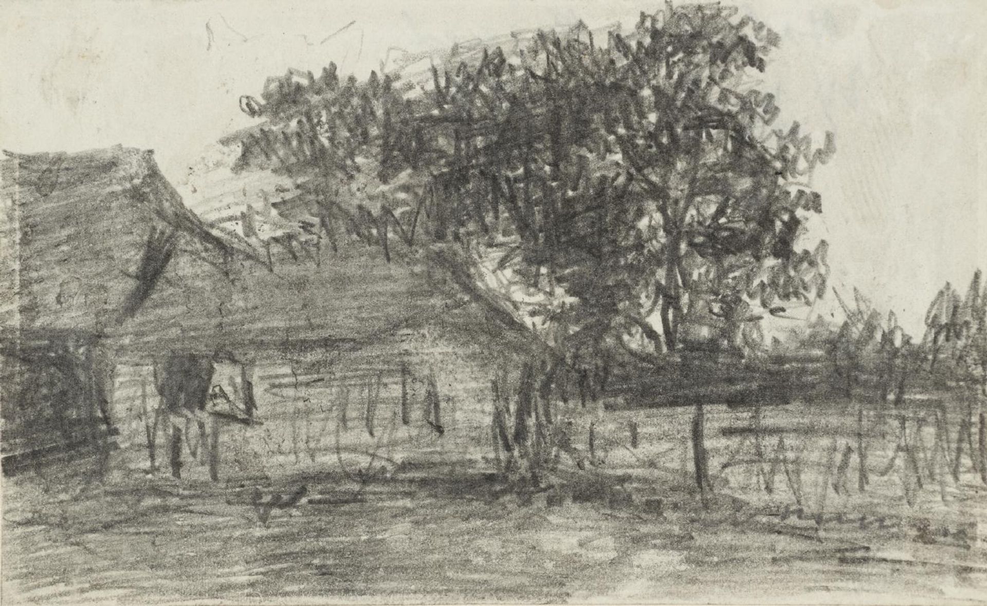 Landscape Sketch by William Henry Hunt