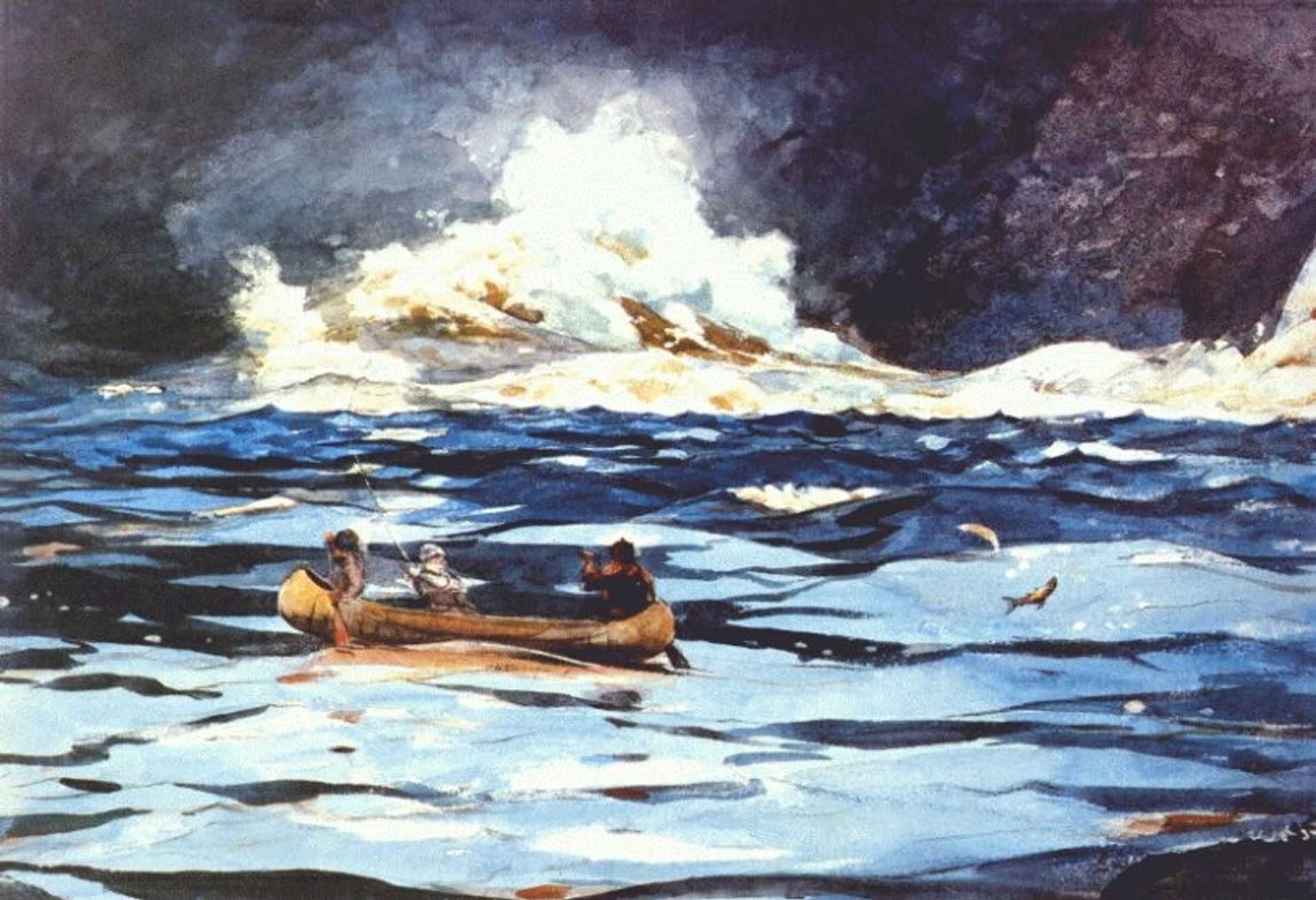 Under the Falls, the Grand Discharge by Winslow Homer