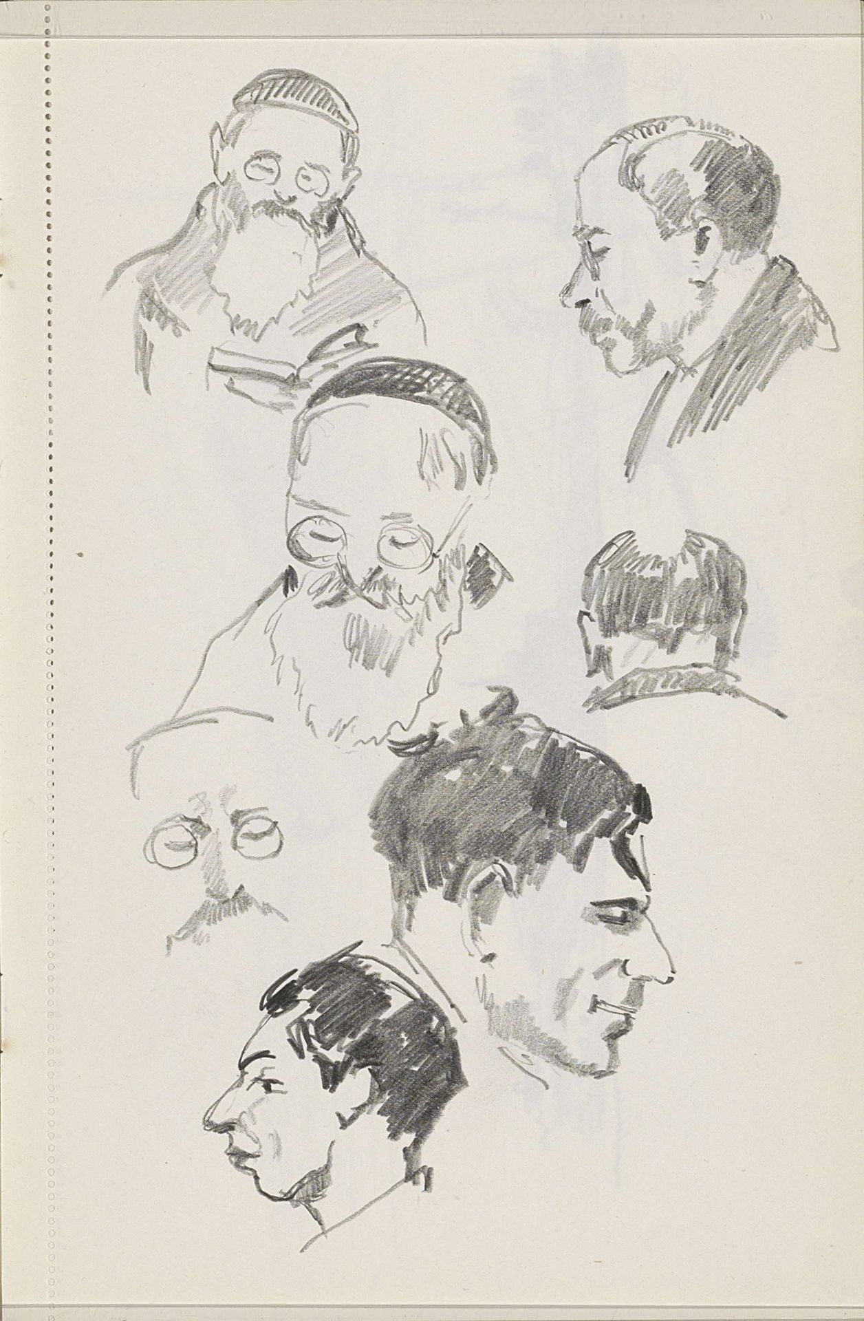 Mannenkoppen by Cornelis Vreedenburgh