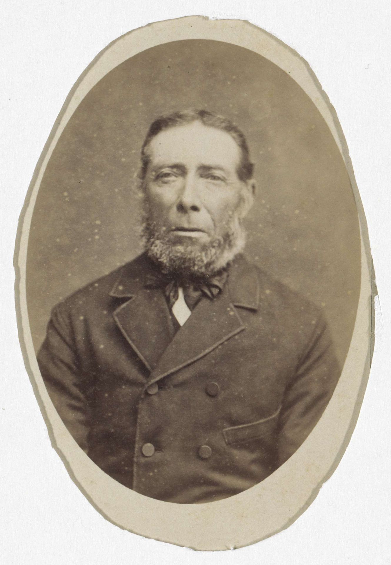 Portret van een man met een baard by Hendrik Boonstoppel