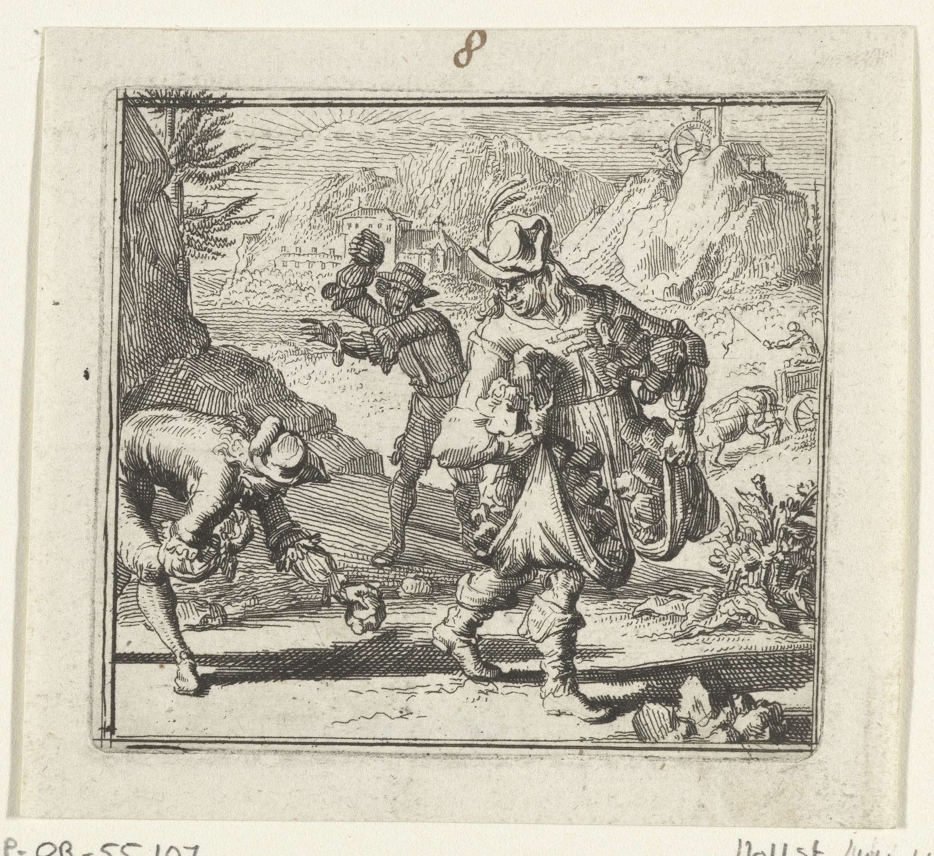 Illustratie voor de Decamerone van Boccaccio by Romeyn de Hooghe