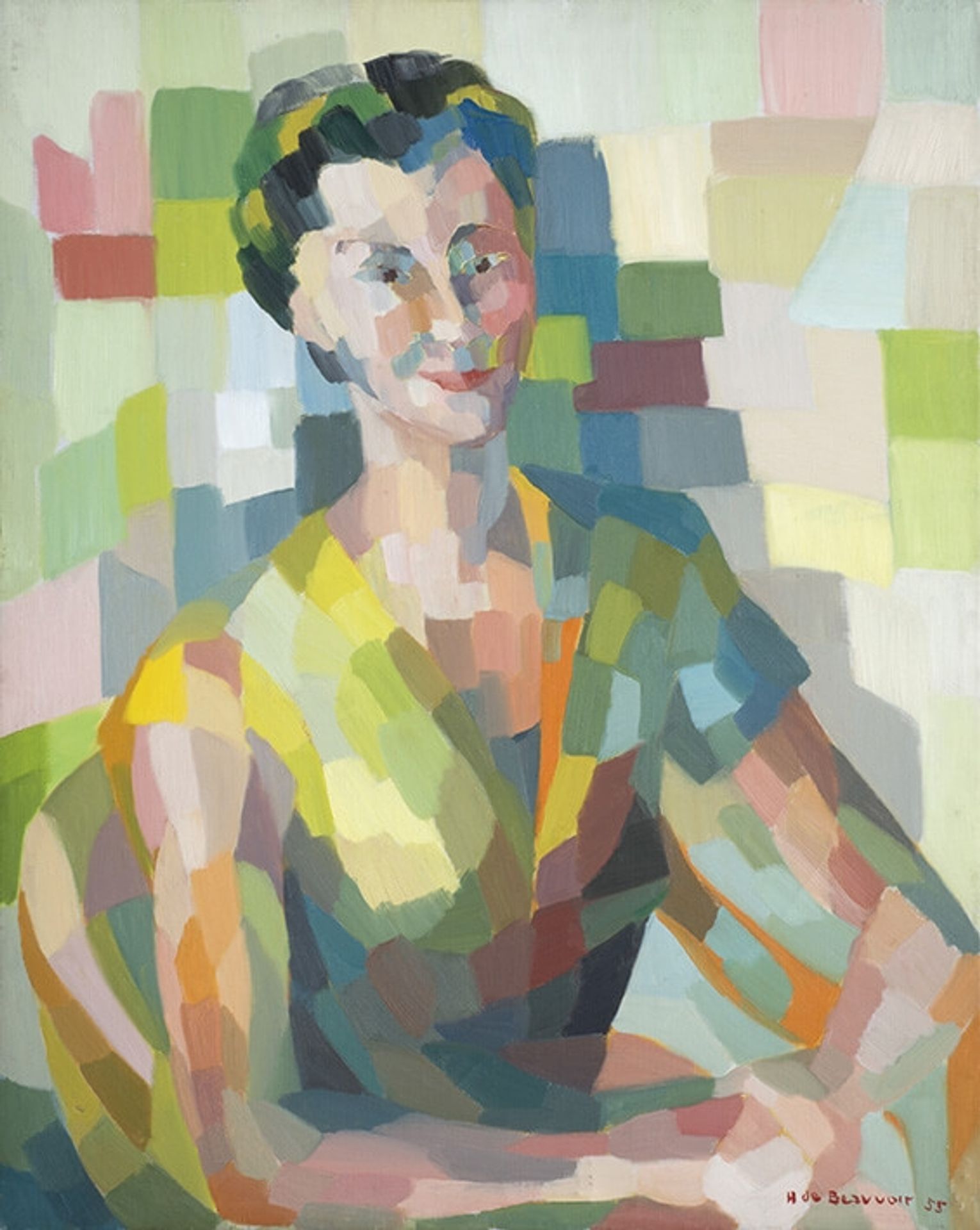 Self Portrait by Hélène de Beauvoir