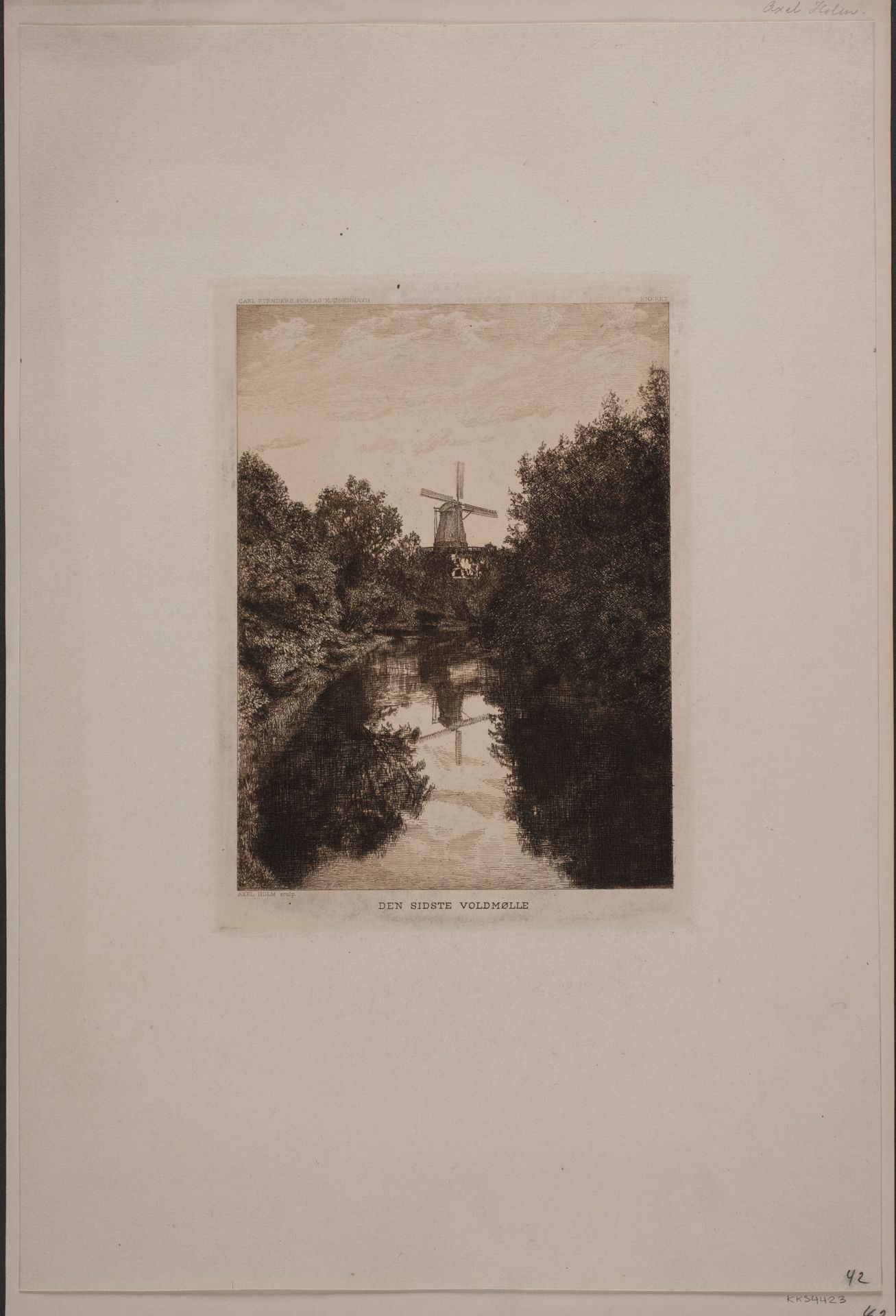 Den sidste voldmølle by Axel Holm