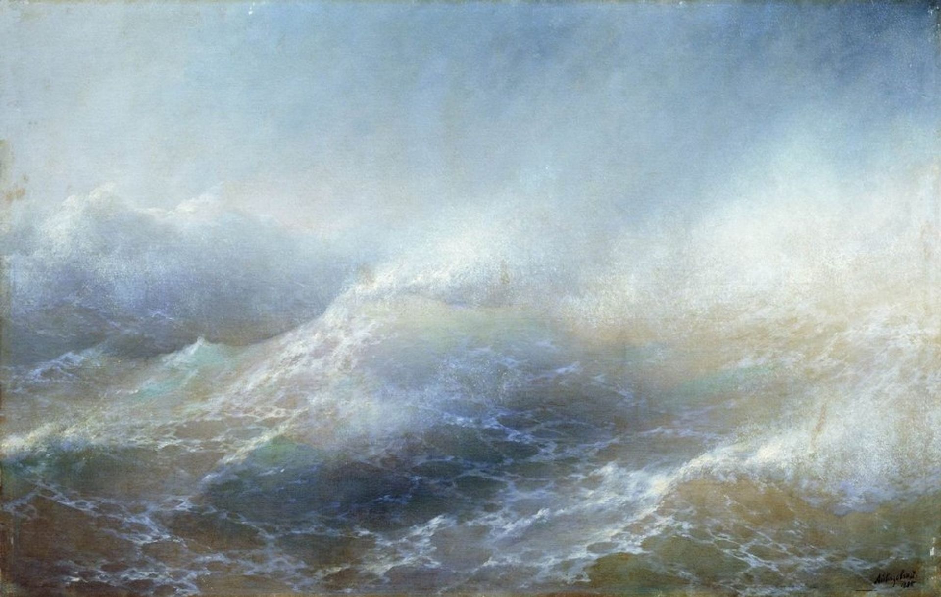 Sea view by Ivan Konstantinovich Aivazovsky