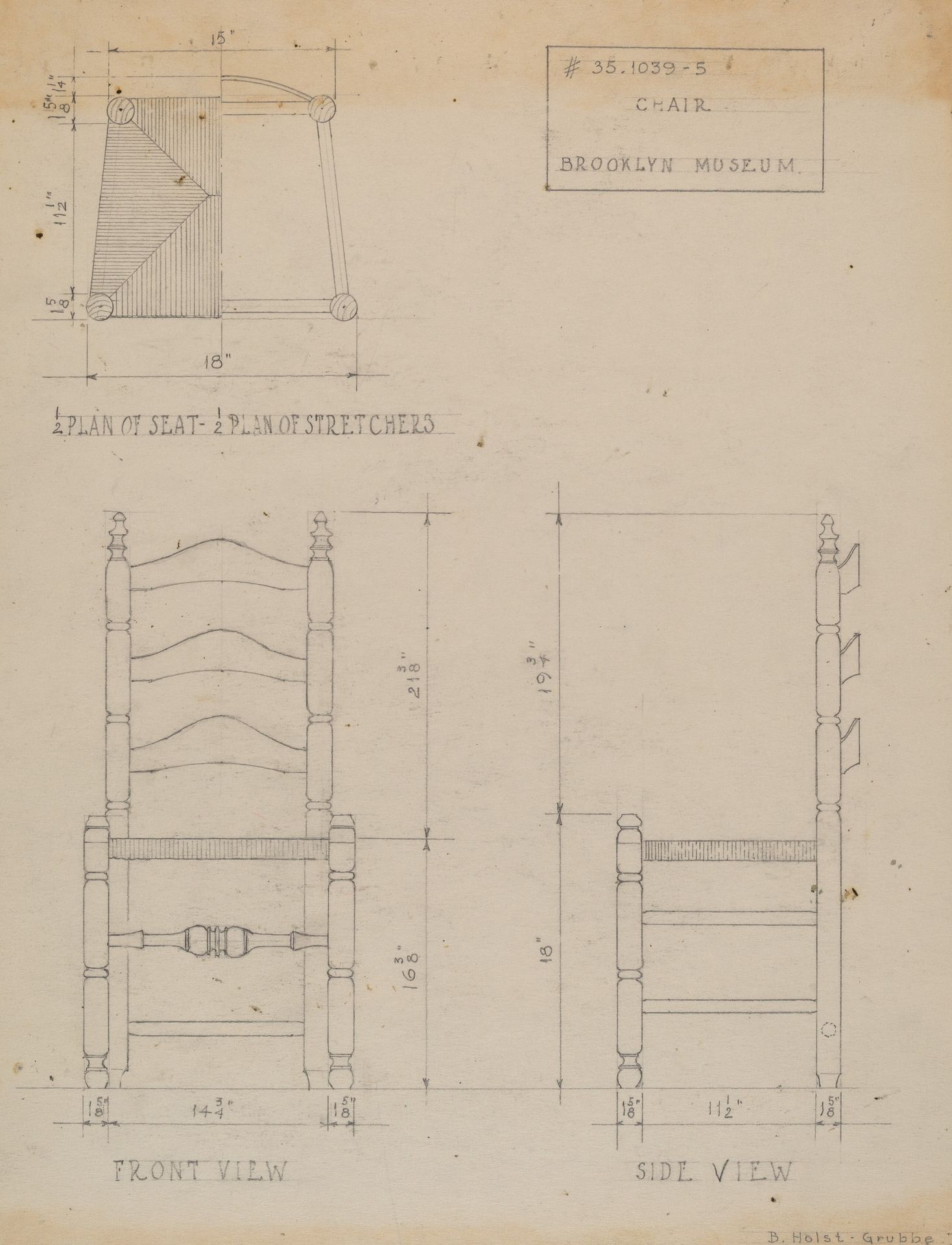 Side Chair by B. Holst-Grubbe
