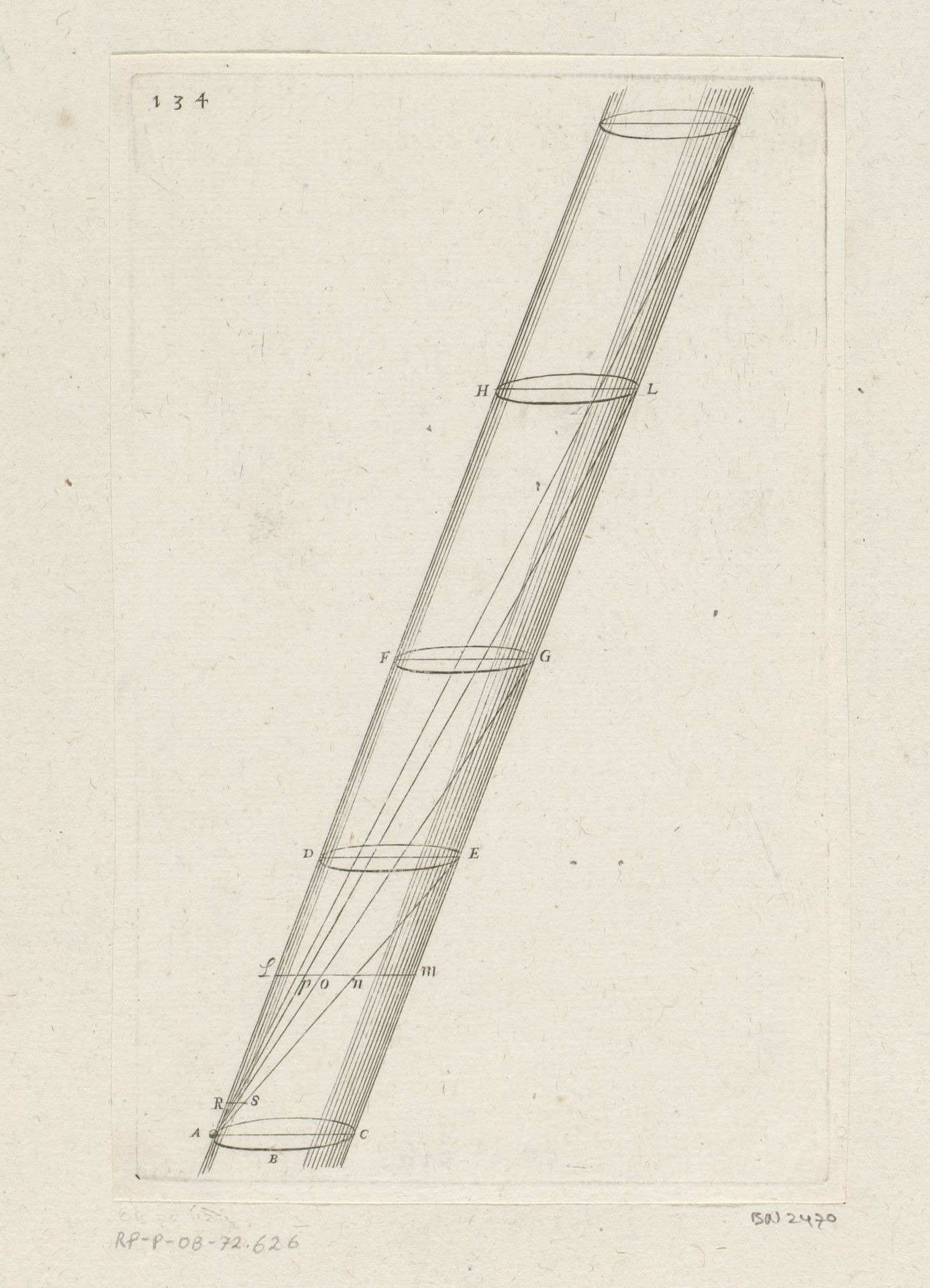 Cilinder met voorstelling van de draaiing van de Aarde by Sébastien Leclerc I
