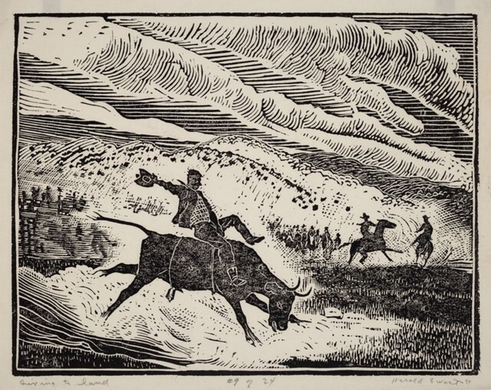 Fixing to Land by Harold Edward West