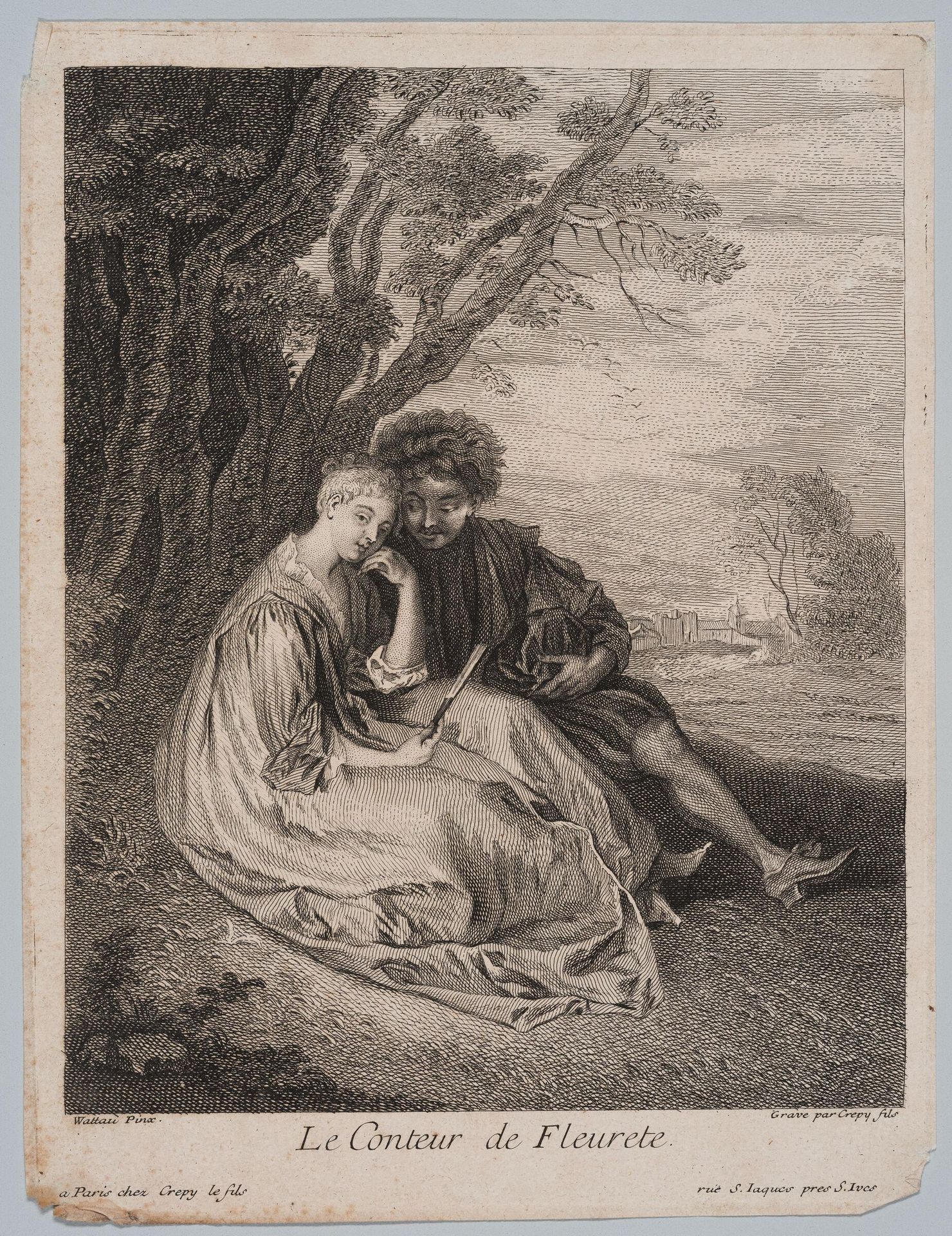 The Flirt by Louis CrÃ©py