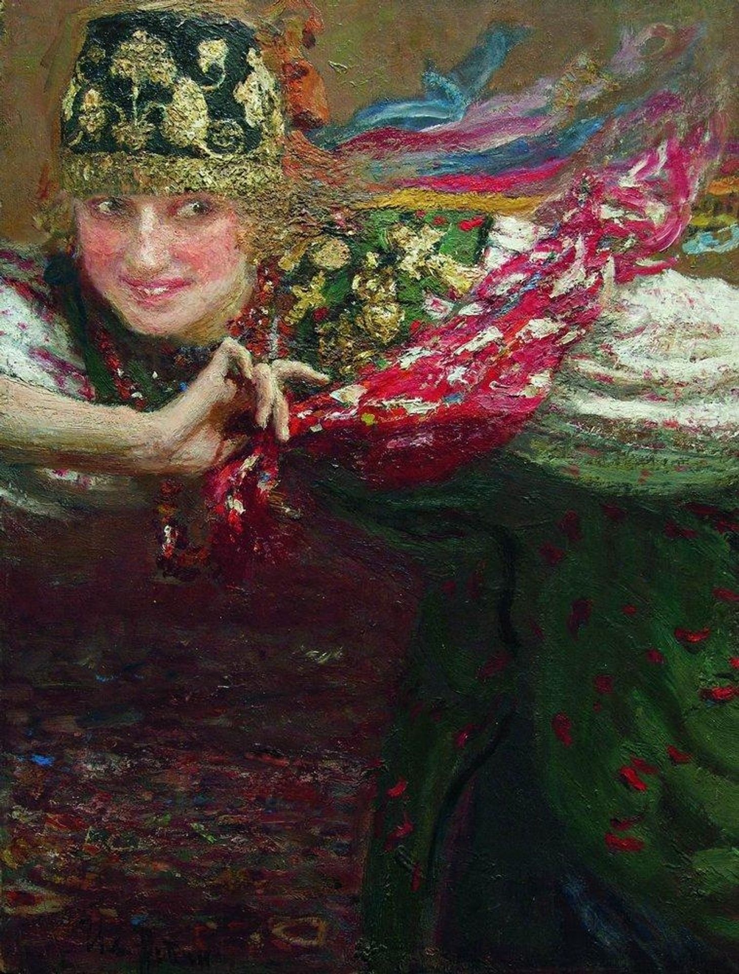 Dancing woman by Ilya Repin