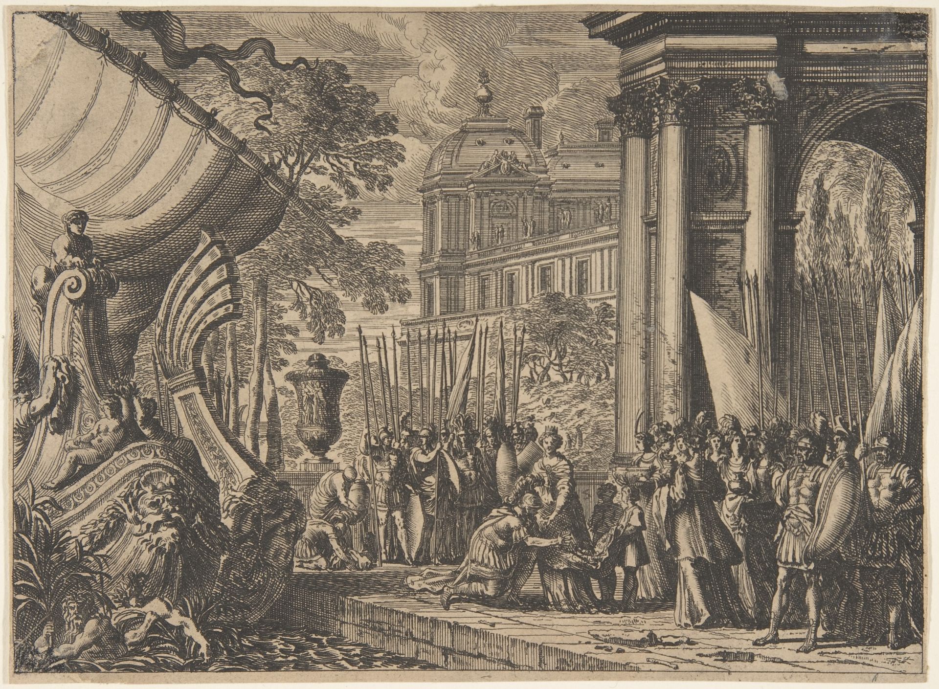 Aeneas's Farewell to Dido by Jean Le Pautre
