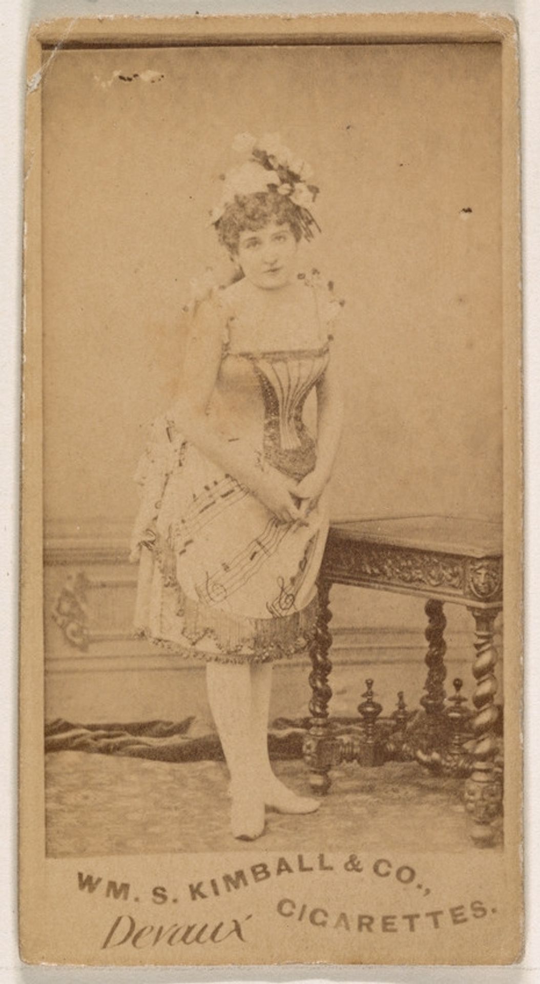 Miss Devaux, from the Actresses series (N203) issued by Wm. S. Kimball & Co. by William S. Kimball & Company