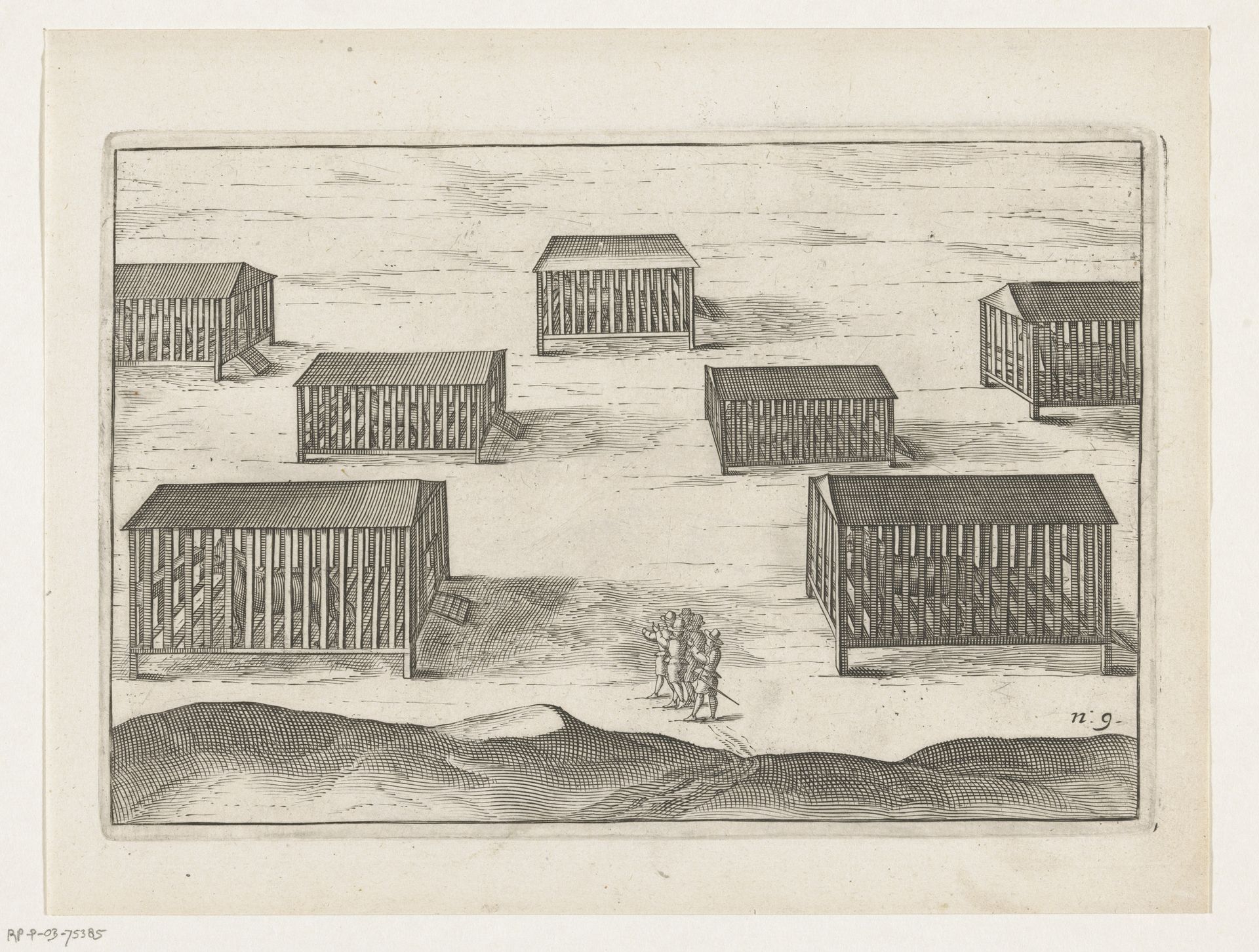Stallen van de koning van Tuban, 1599 by Anonymous