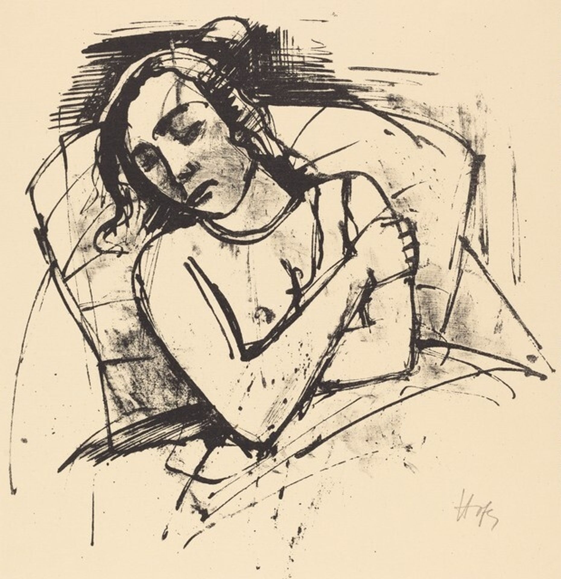 Schlafende by Karl Hofer