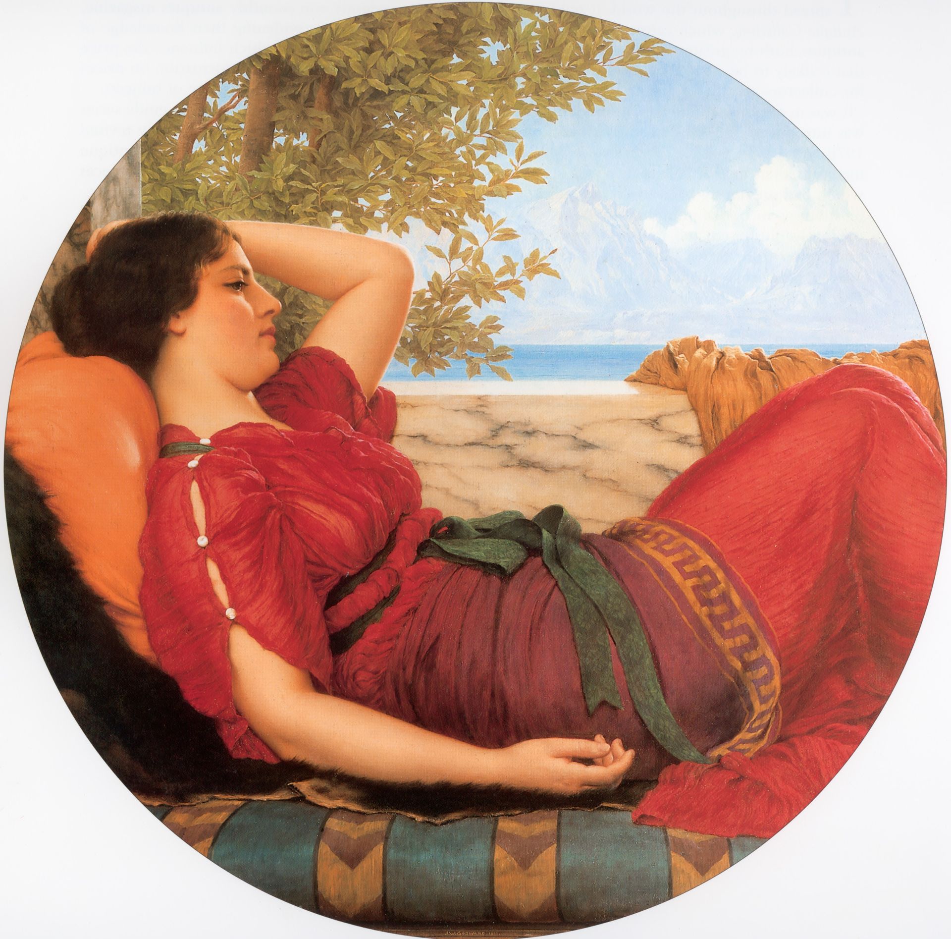In Realms of Fancy by John William Godward