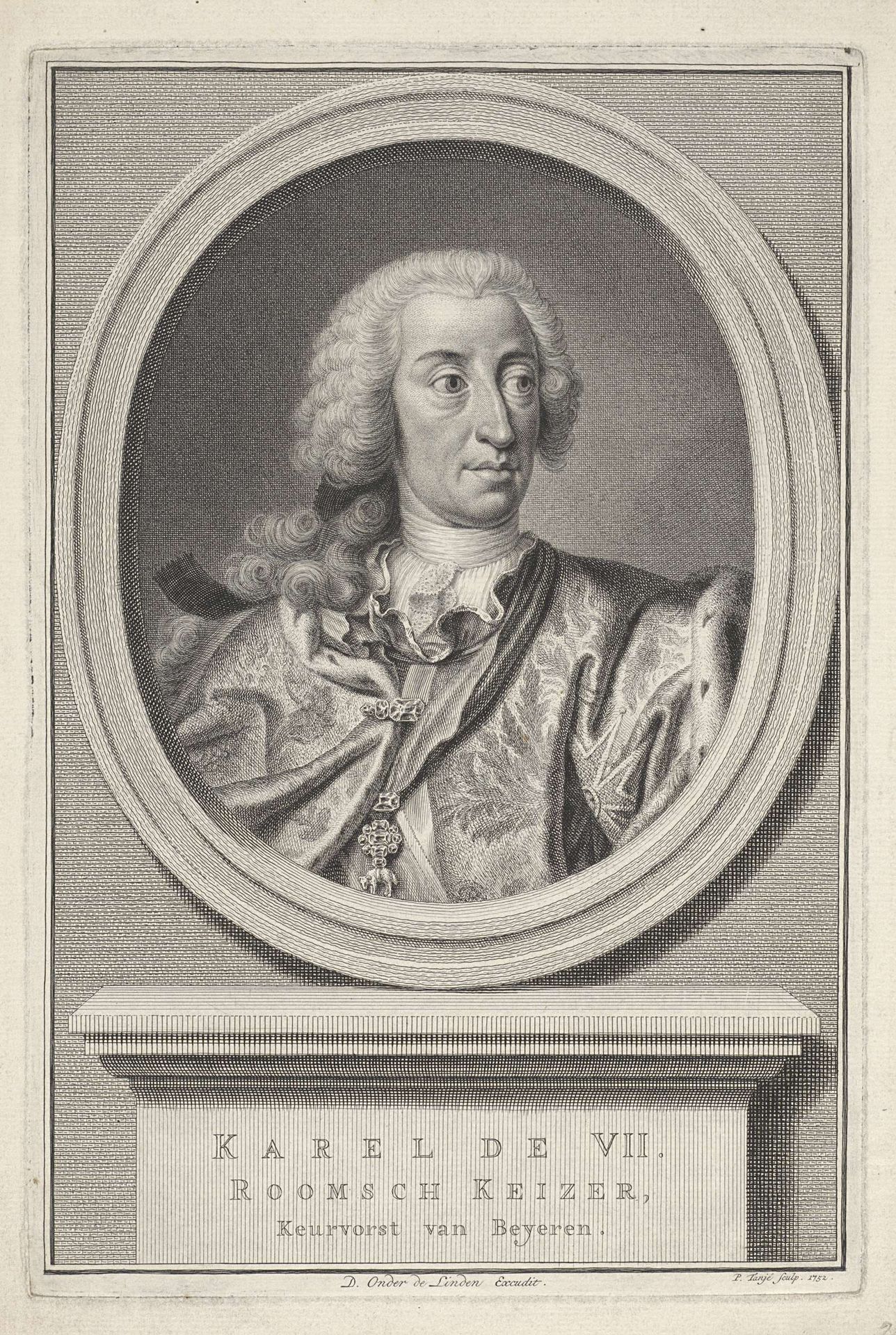 Portret van Duits keizer Karel VII Albert by Pieter Tanjé