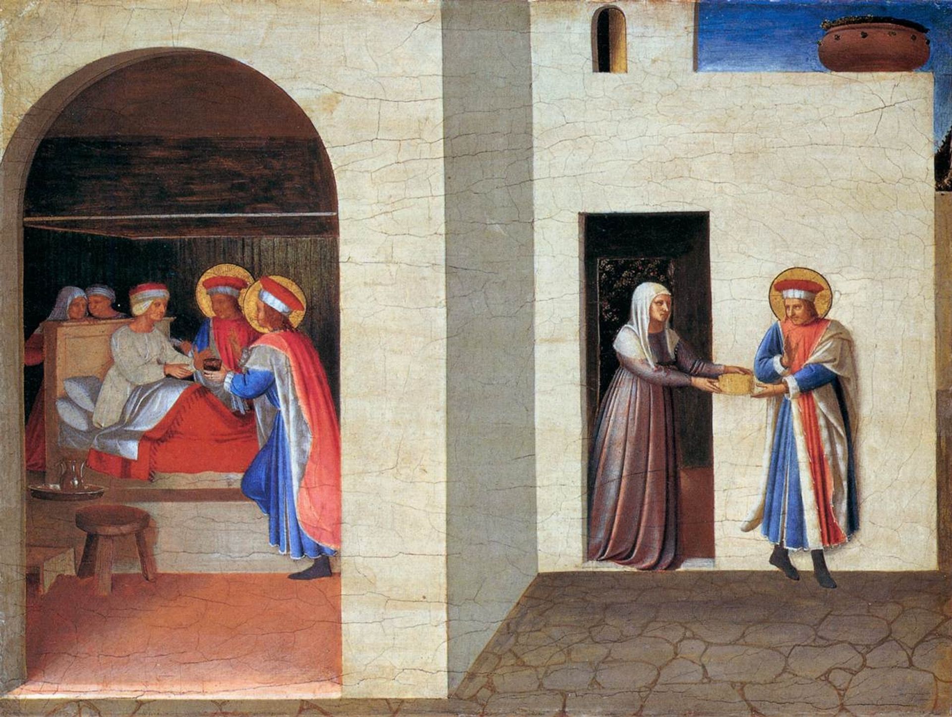 The Healing of Palladia by Saint Cosmas and Saint Damian by Fra Angelico