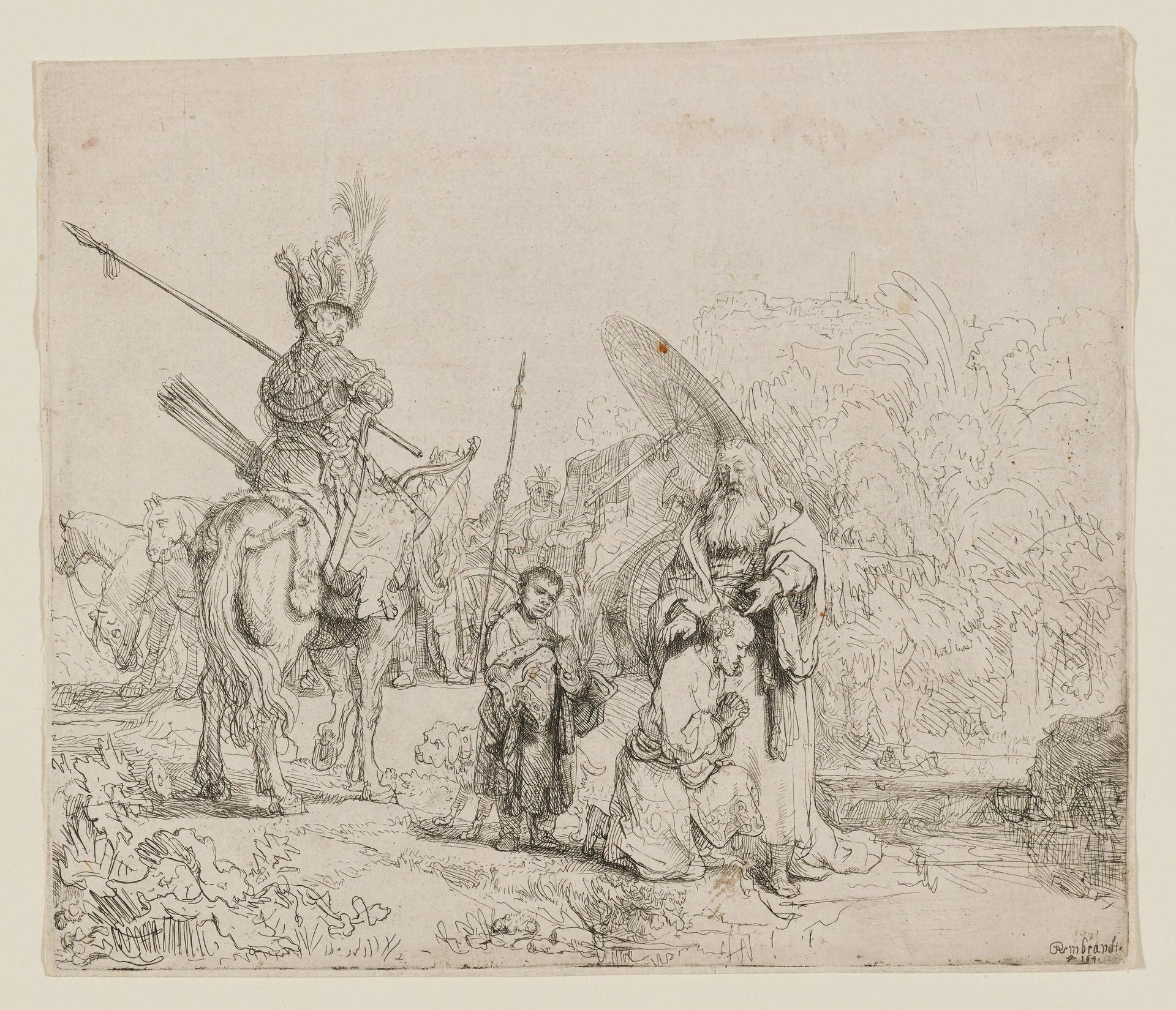 The Baptism of the Eunuch by Rembrandt van Rijn