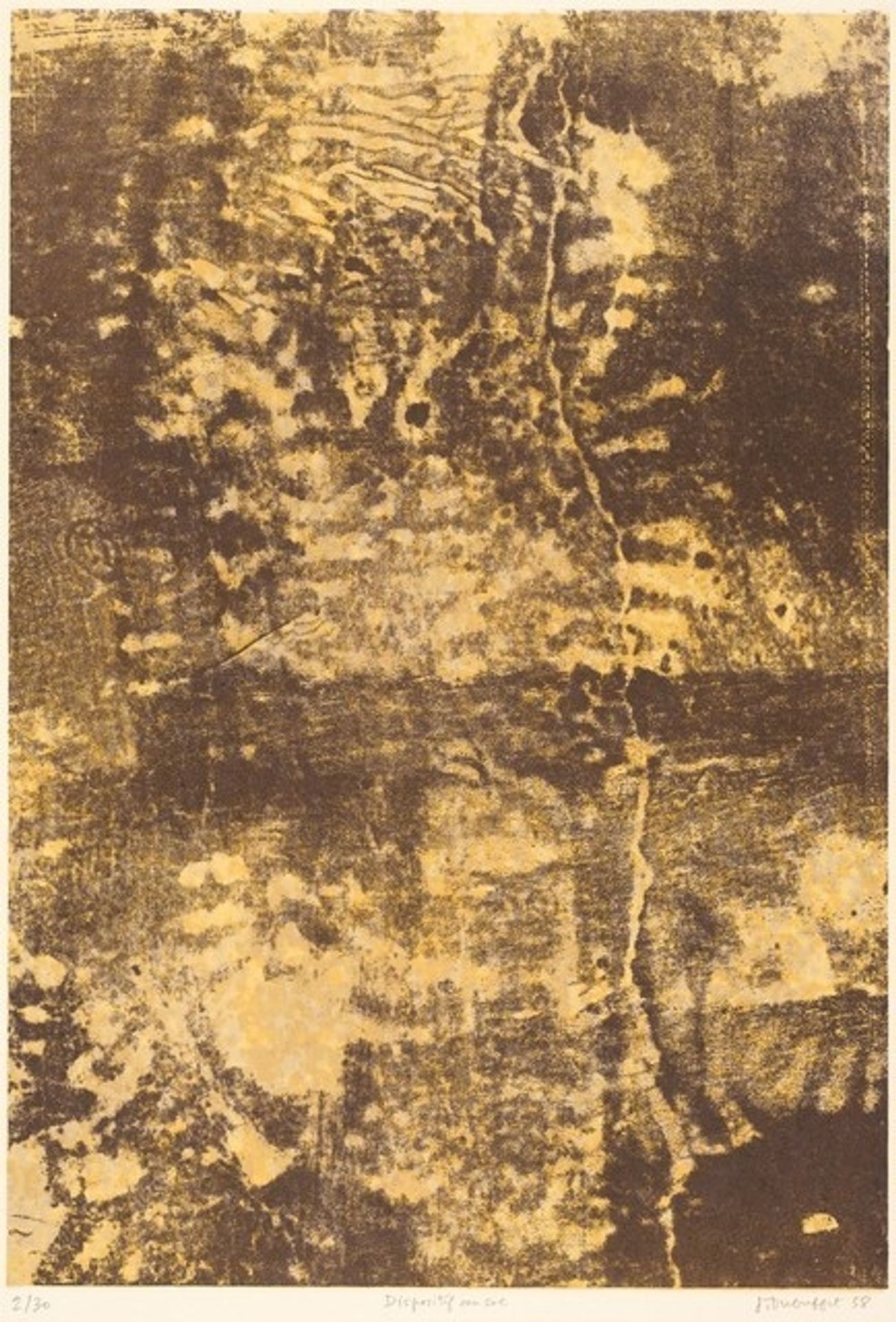 Dispositif au sol by Jean Dubuffet