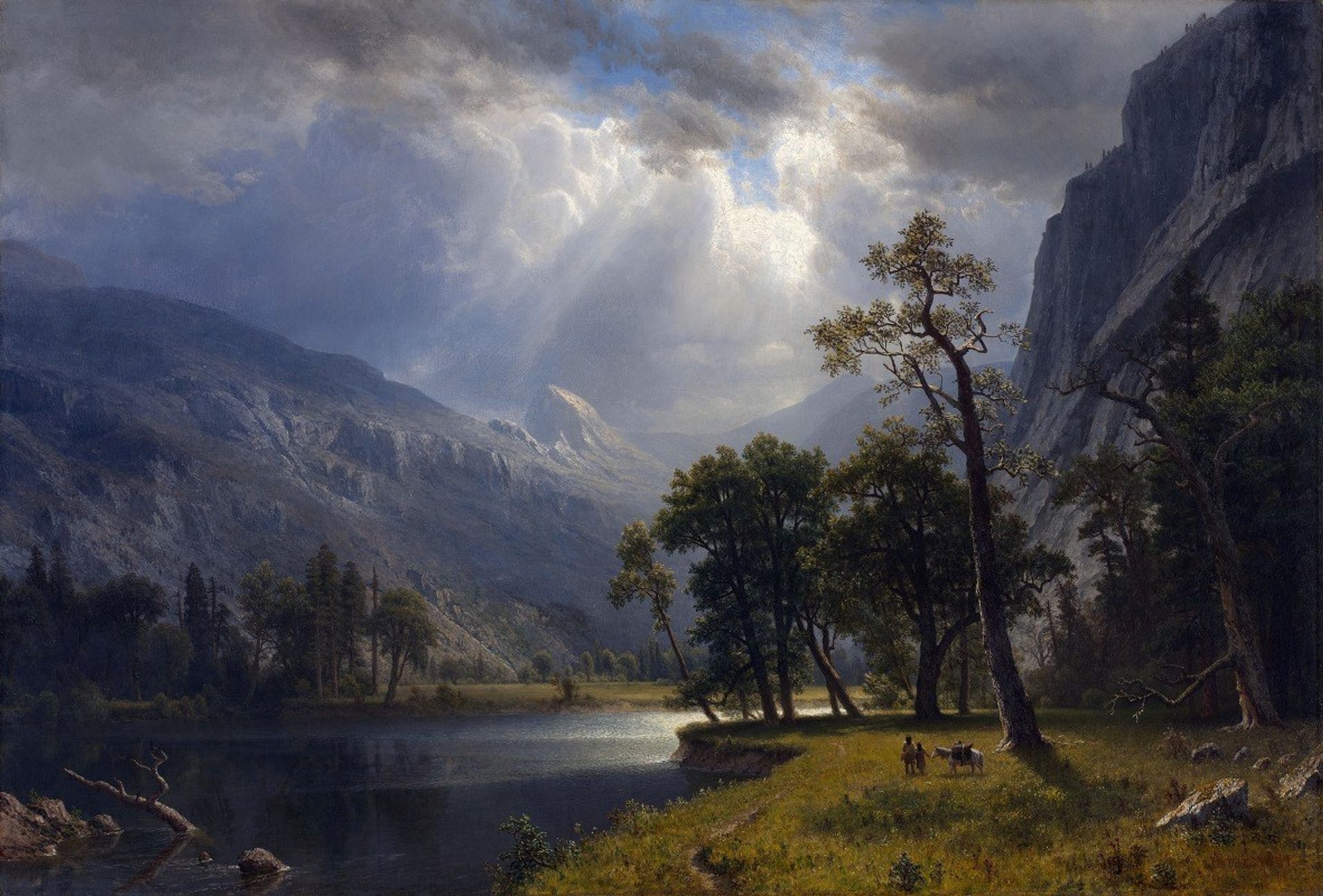 Mount Starr King, Yosemite by Albert Bierstadt
