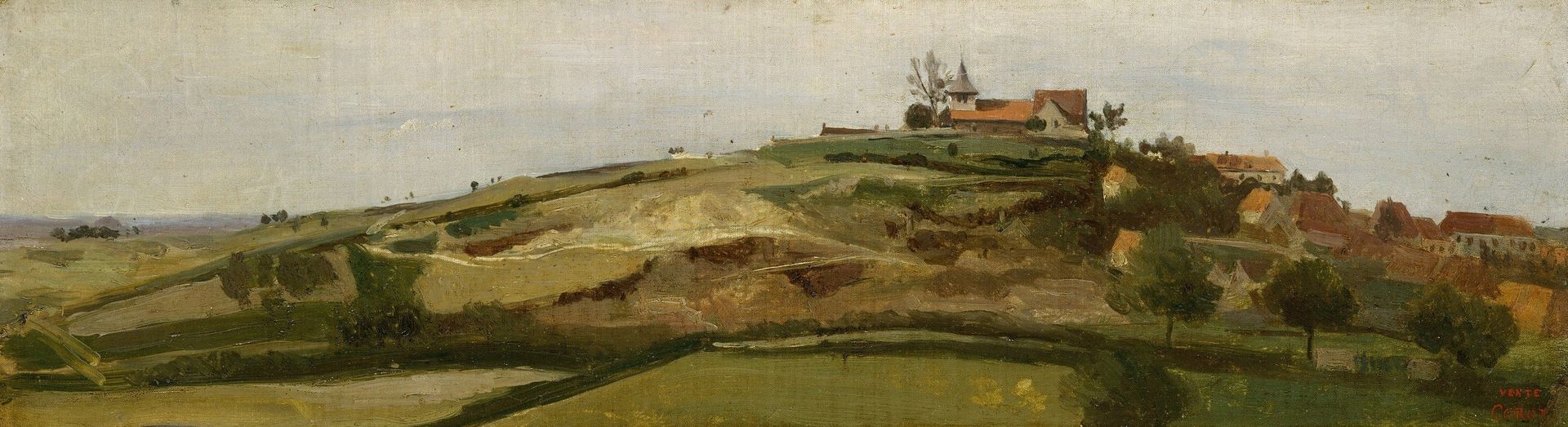 View of Lormes by Camille Corot