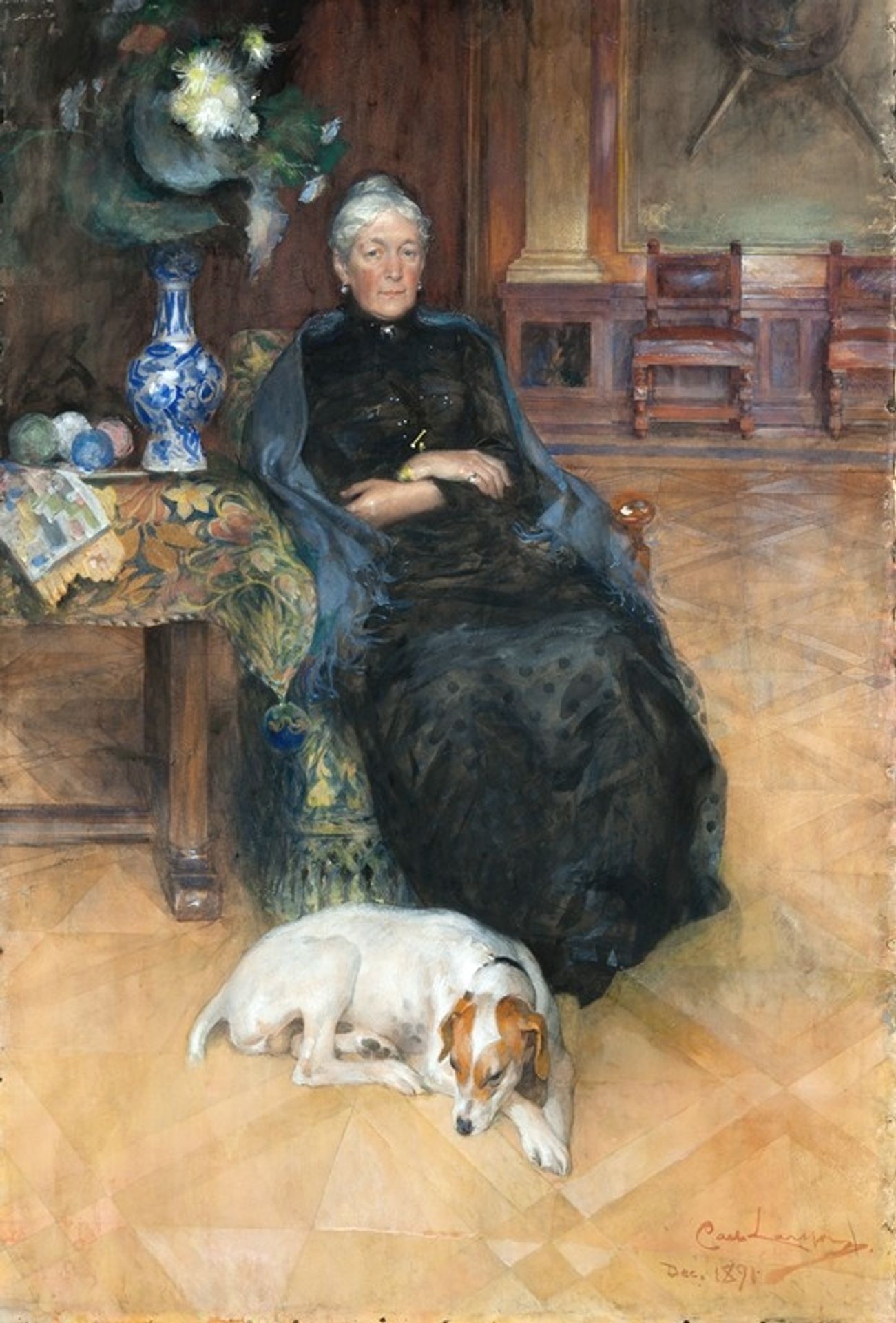 Göthilda Fürstenberg by Carl Larsson