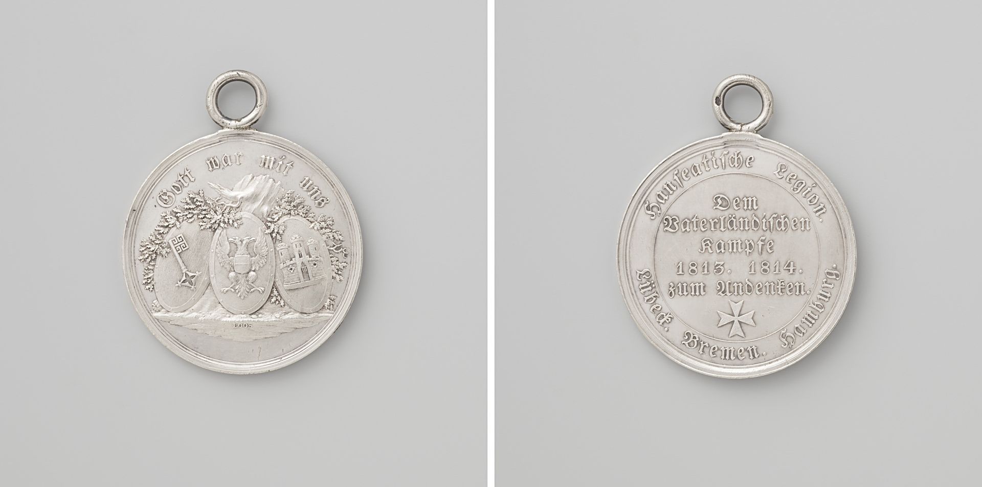 Hanseatische Legion, ter herdenking van de bevrijding van Duitsland by Daniel Friedrich Loos