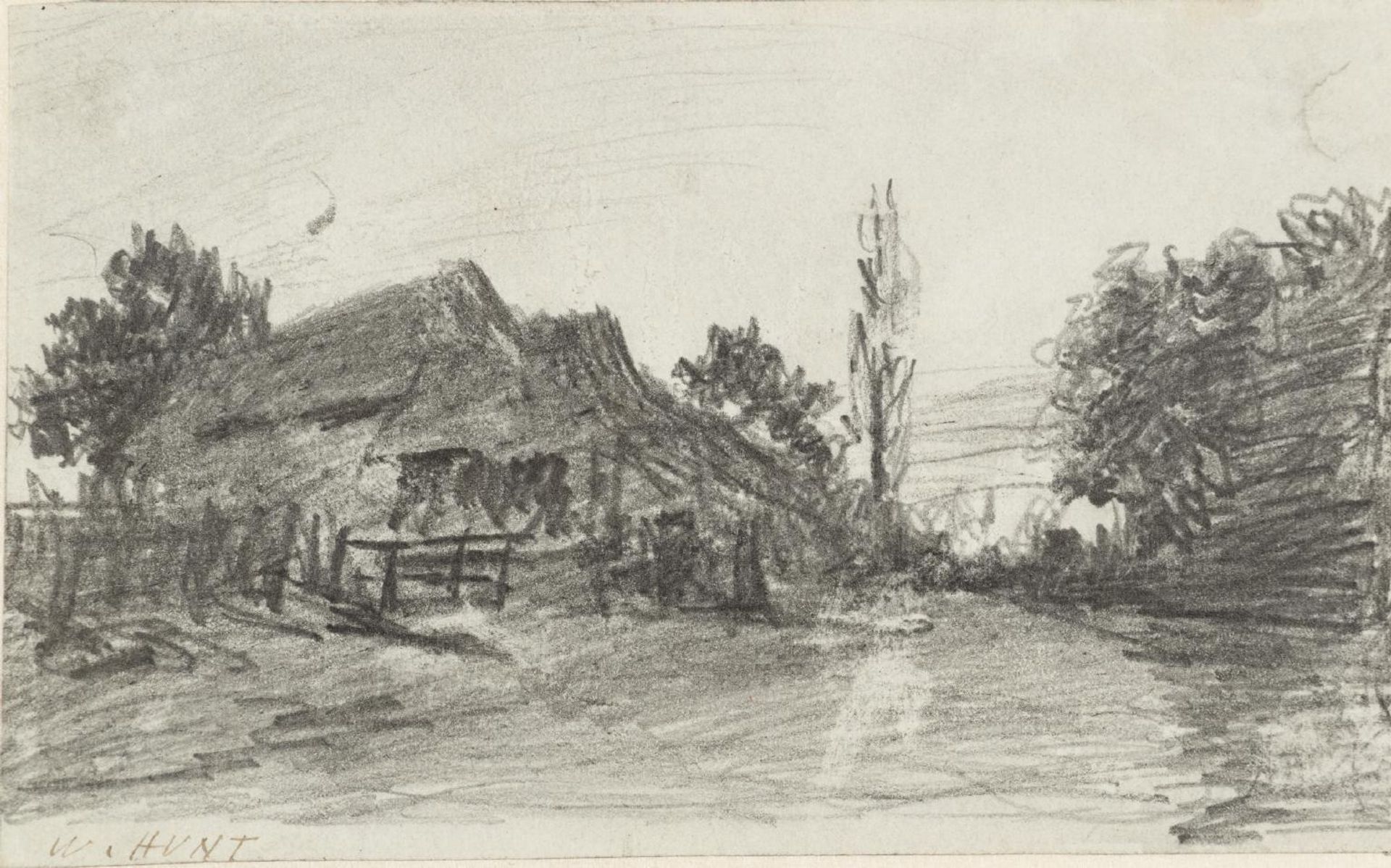 Landscape Sketch by William Henry Hunt