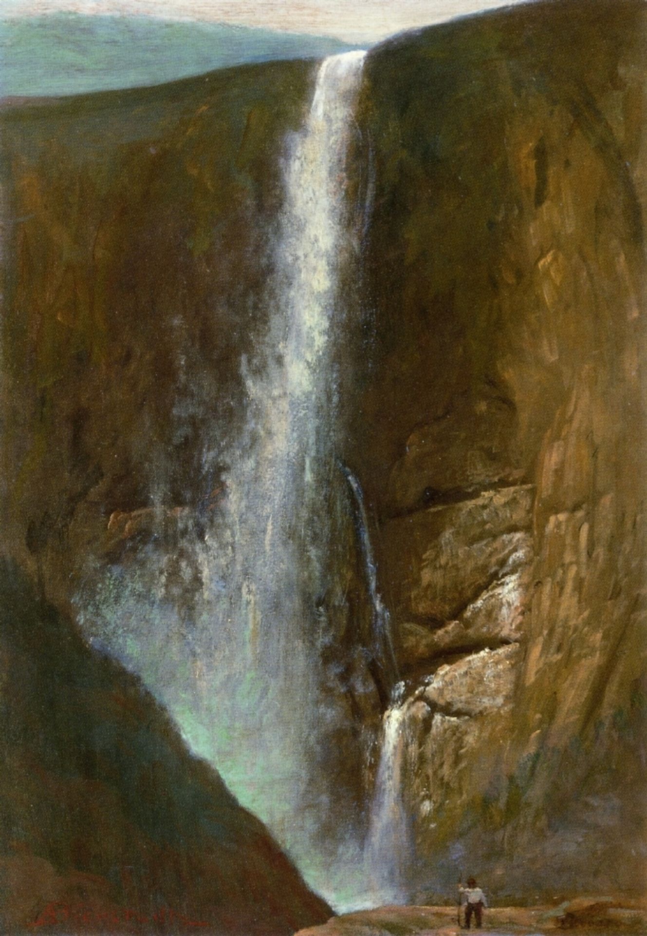 The Falls by Albert Bierstadt