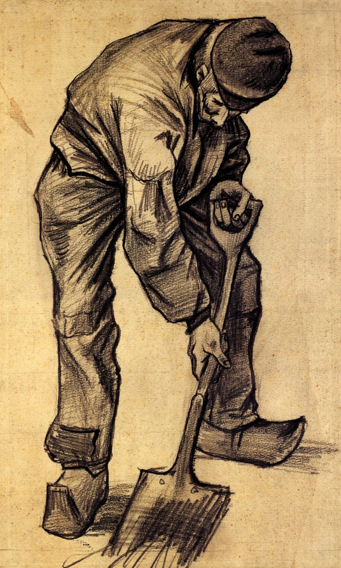 Digger by Vincent van Gogh