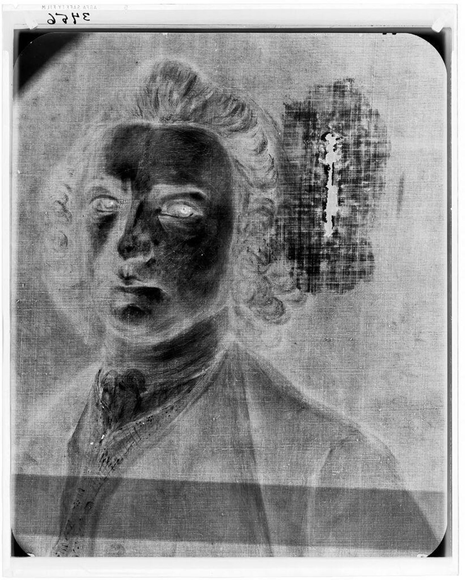 X-radiograph(s) of "Thomas Goldthwait" by Artist of original: Robert Feke