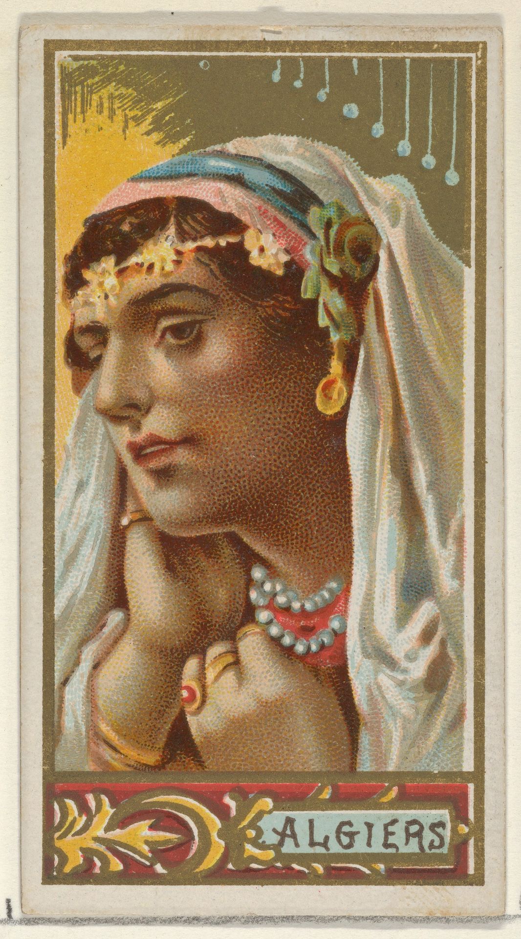 Algiers, from the Types of All Nations series (N24) for Allen & Ginter Cigarettes by Allen & Ginter