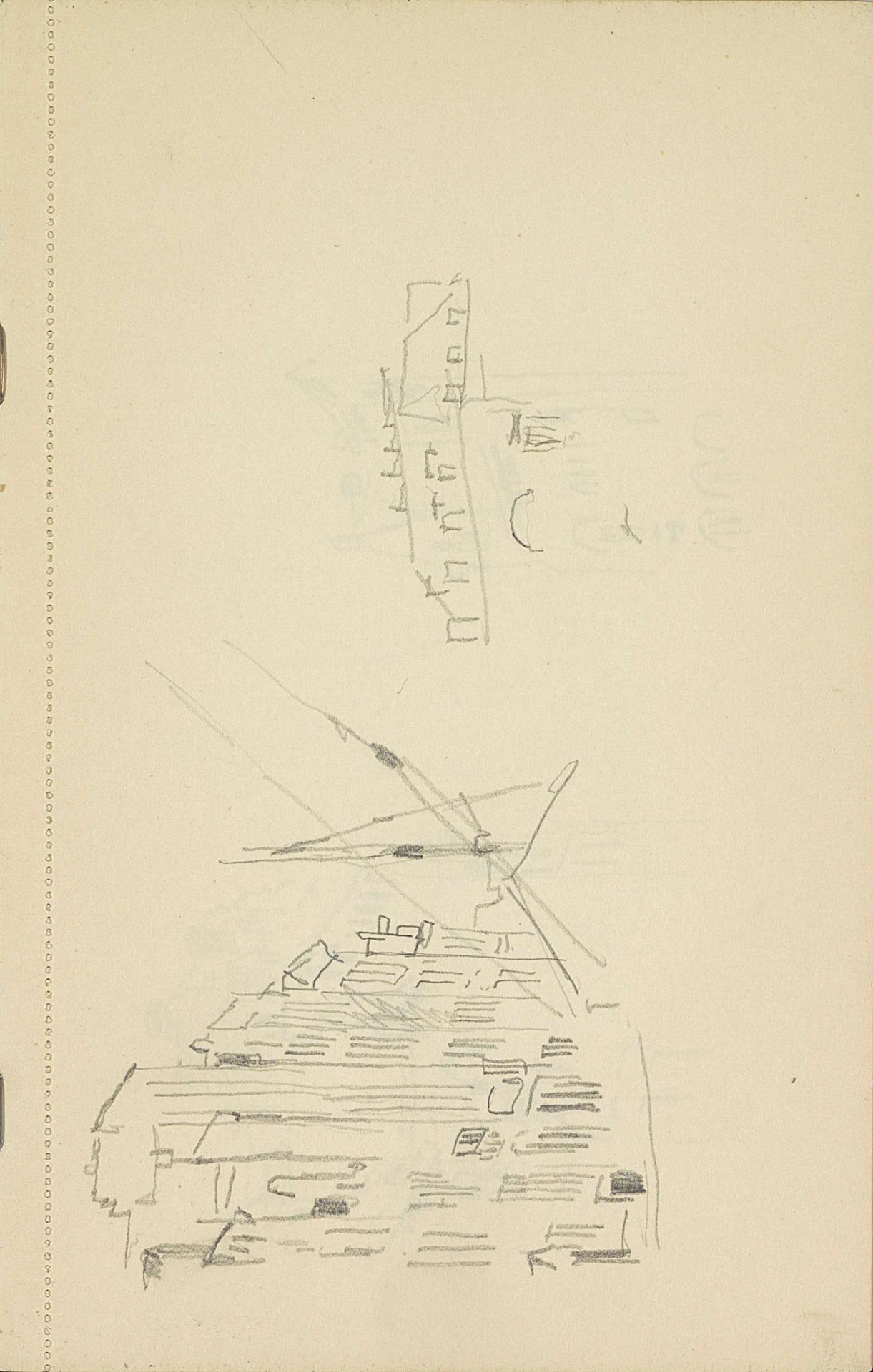 Gevels van rijtjeshuizen in een straat by Cornelis Vreedenburgh
