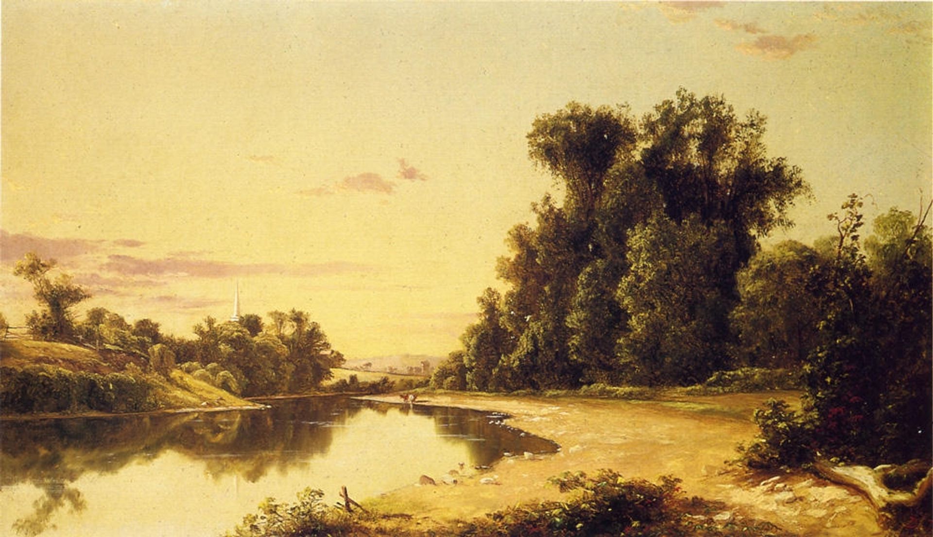 On the Escopus at Hurley, New York by David Johnson