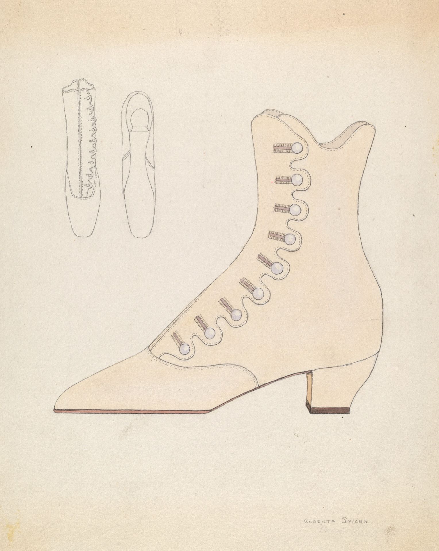 Woman's Shoe by Roberta Spicer
