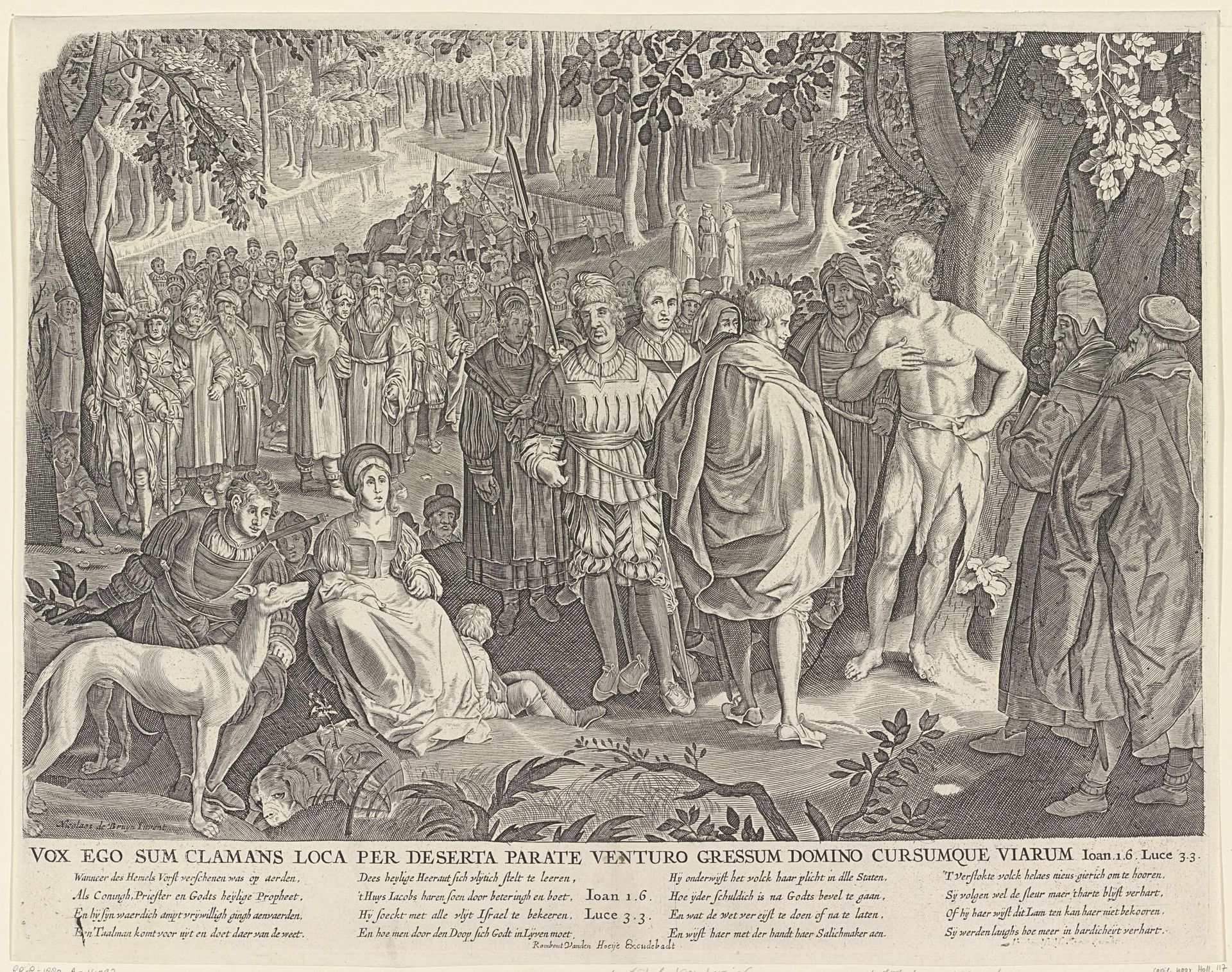 Prediking van Johannes de Doper by Anonymous