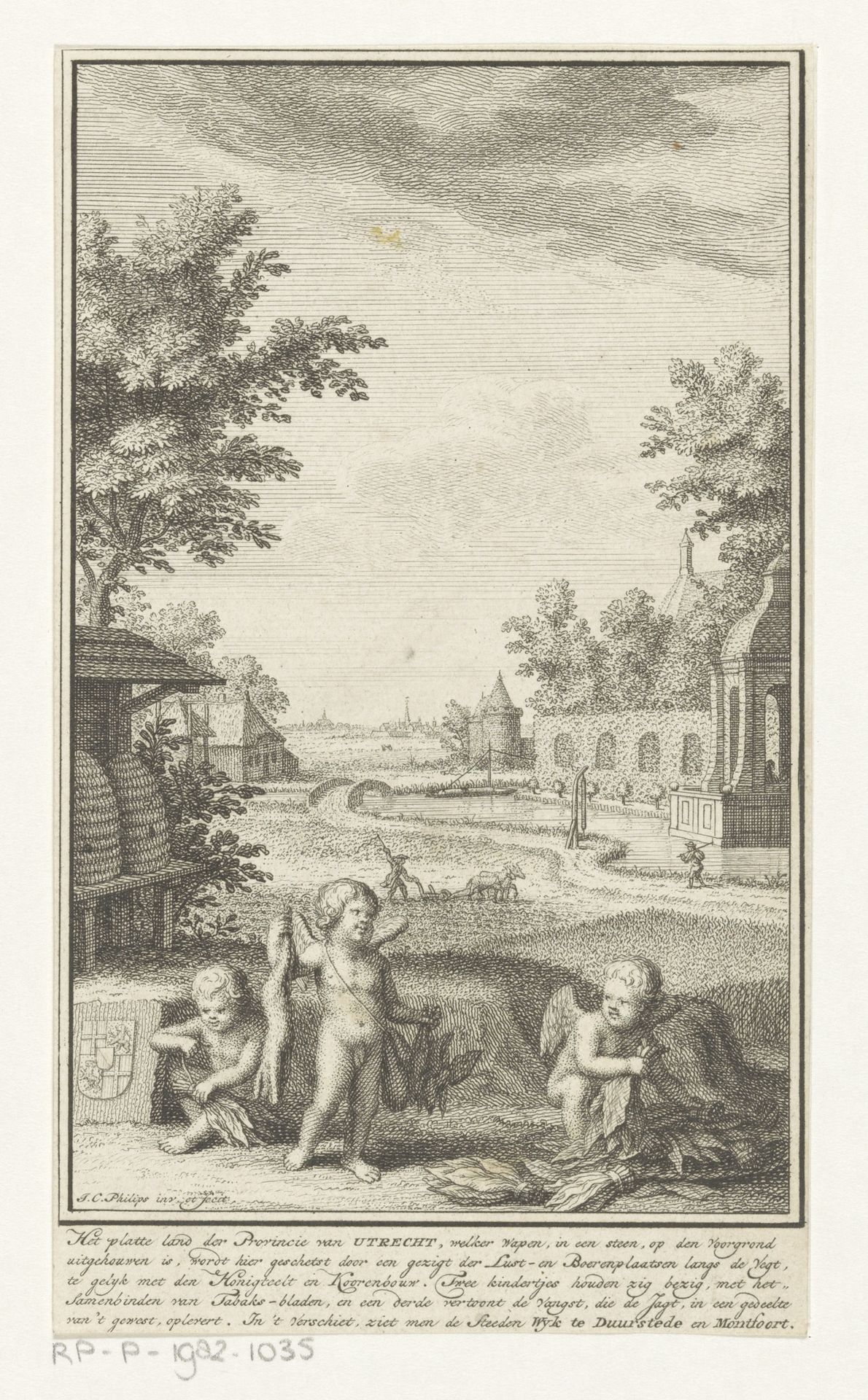 Allegorie op de provincie Utrecht by Jan Caspar Philips