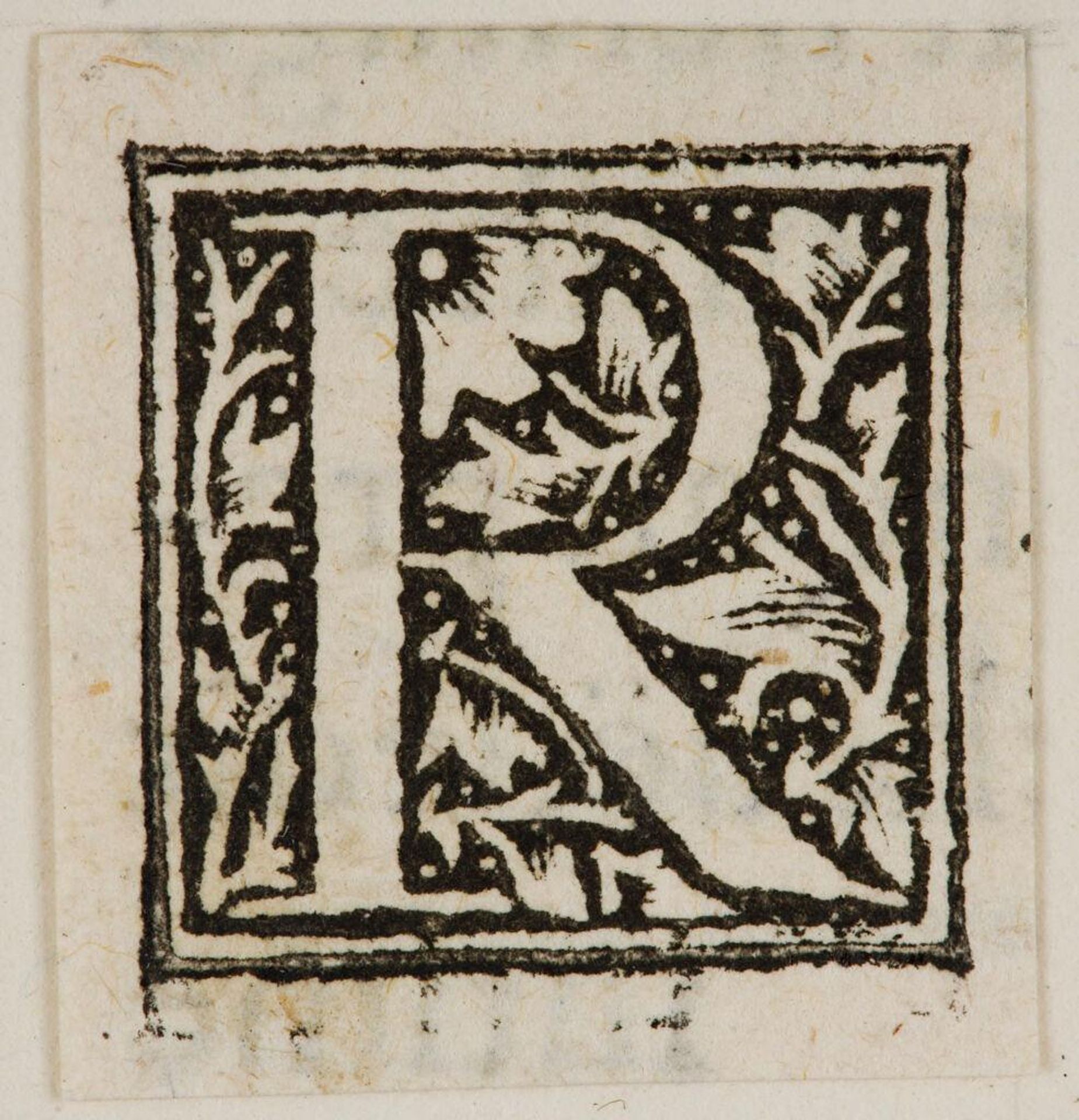 Letter R by Anonymous