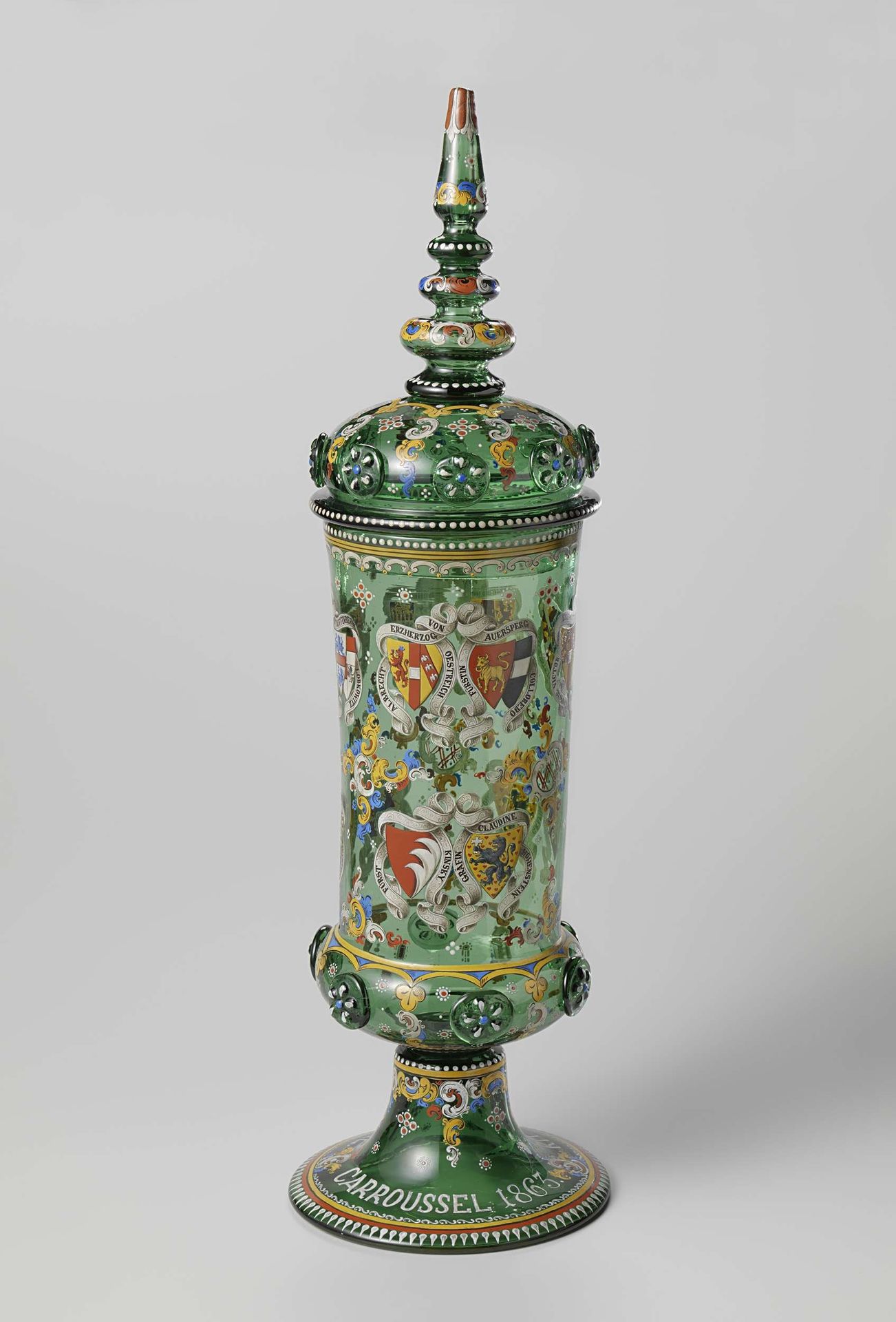 Carousel goblet by Anton Ambros Egermann