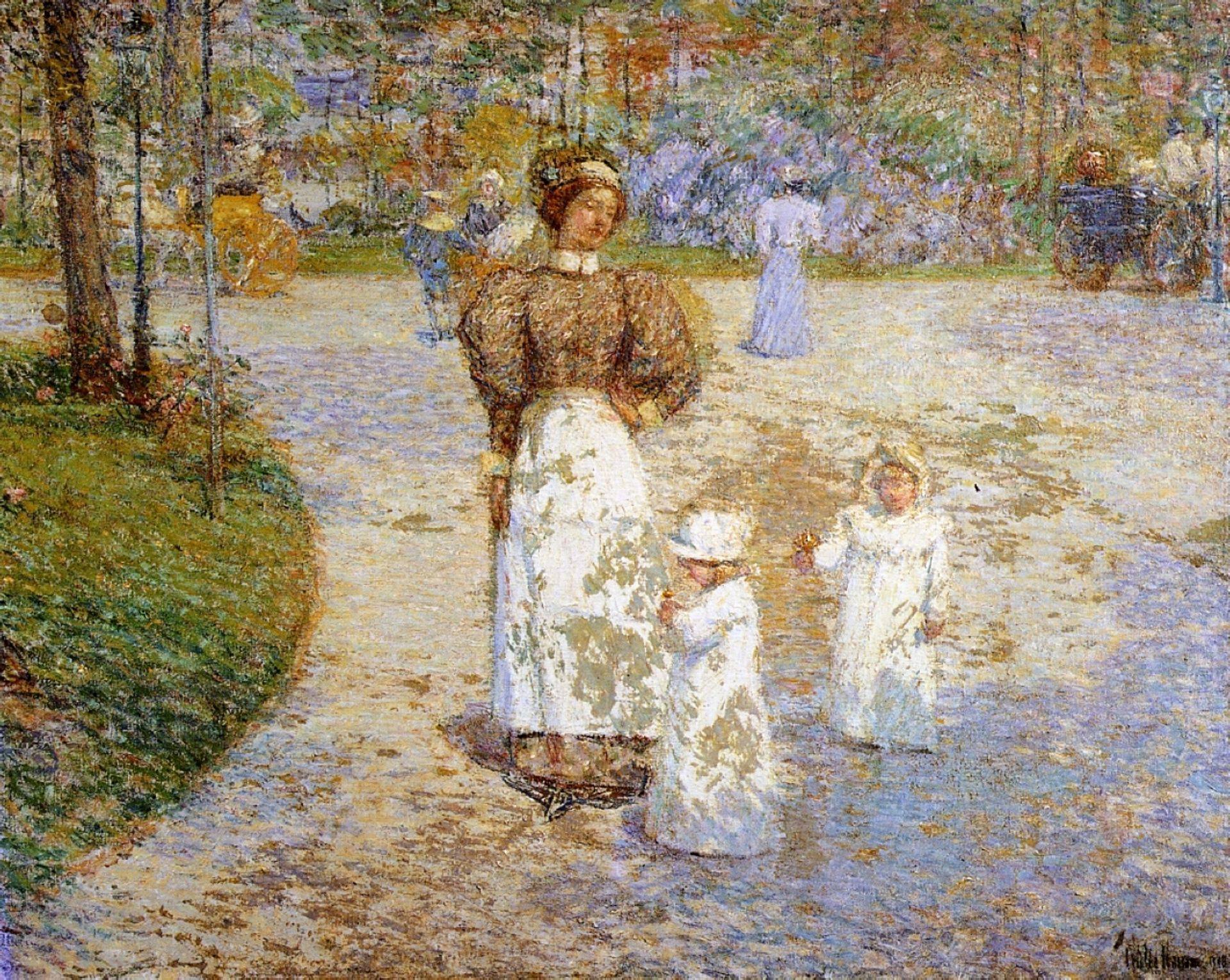 Spring in Central Park (aka Springtime) by Childe Hassam